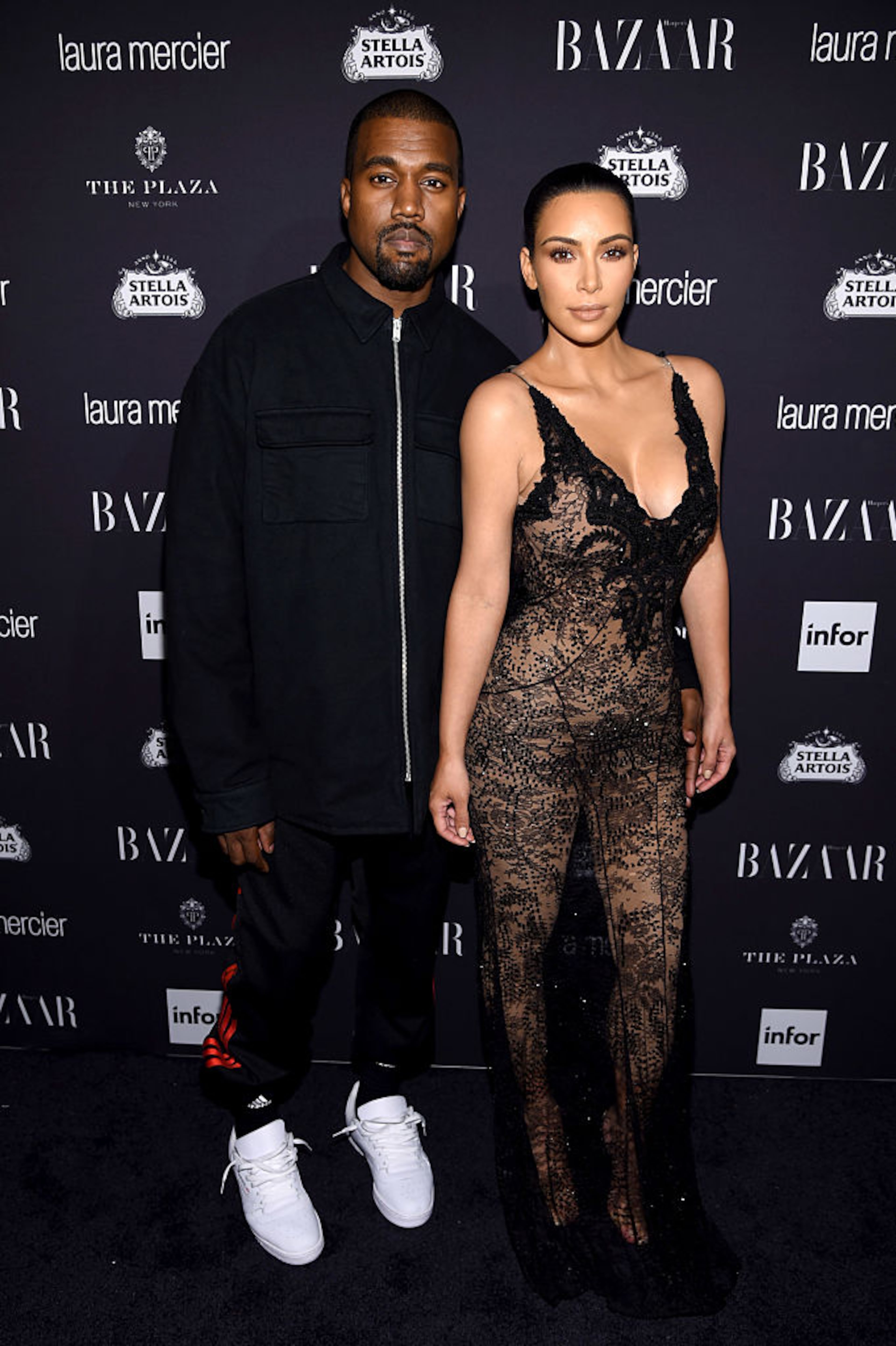 NEW YORK, NY - SEPTEMBER 09: Kanye West and Kim Kardashian West attend Harper's Bazaar's celebration of "ICONS By Carine Roitfeld" presented by Infor, Laura Mercier, and Stella Artois at The Plaza Hotel on September 9, 2016 in New York City. (Photo by Dimitrios Kambouris/Getty Images for Harper's Bazaar)