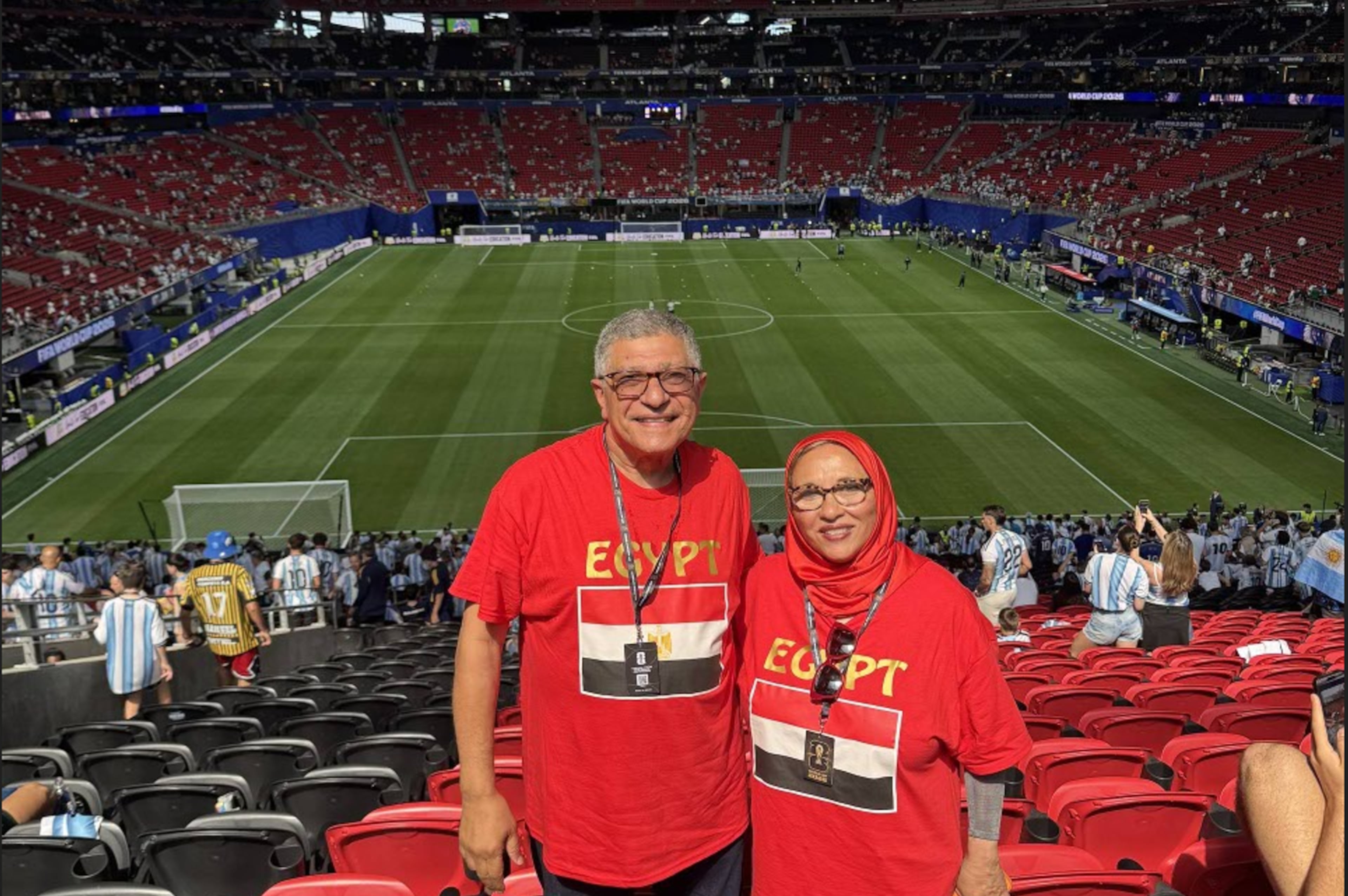 Soumaya Khalifa and Mohamed World Cup