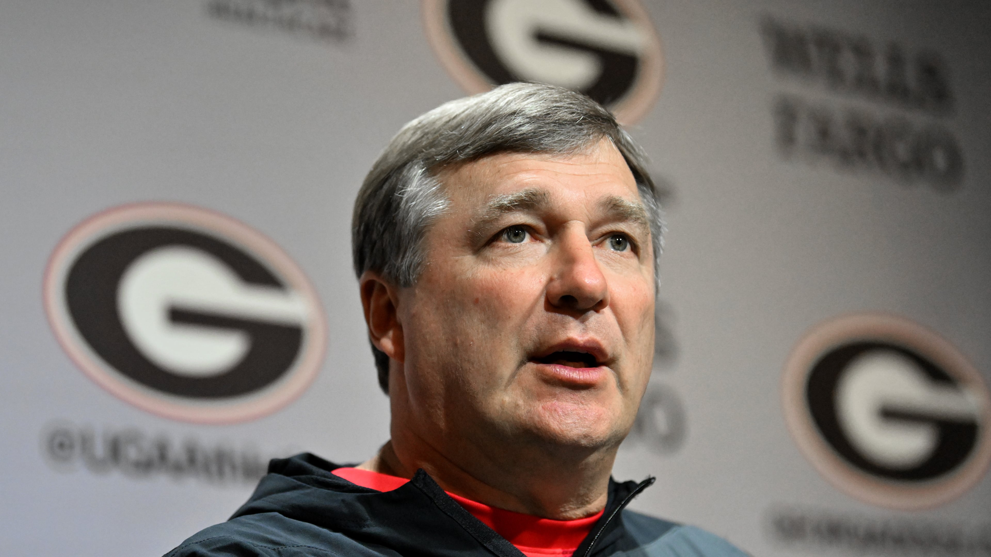 Georgia head coach Kirby Smart, whose Bulldogs won three SEC titles his first nine seasons leading Georgia and appeared in seven of the past eight SEC championship games, is a proponent for keeping the league title games. (Hyosub Shin/AJC)