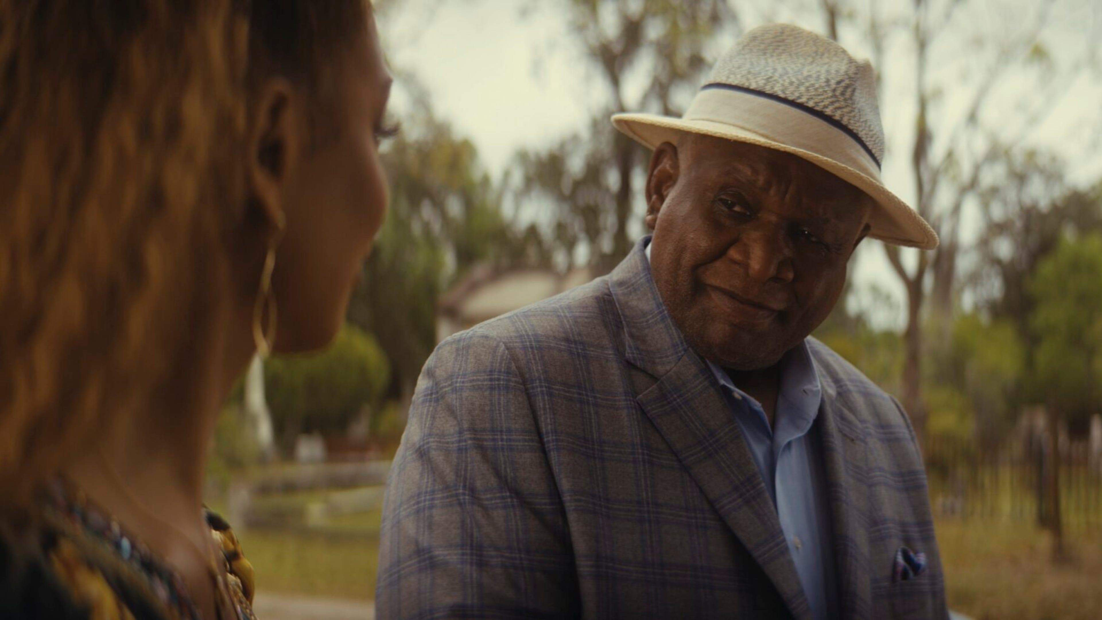 Laverne Cox and George Wallace in 'Clean Slate.' / Courtesy of Prime © Amazon Content Services LLC