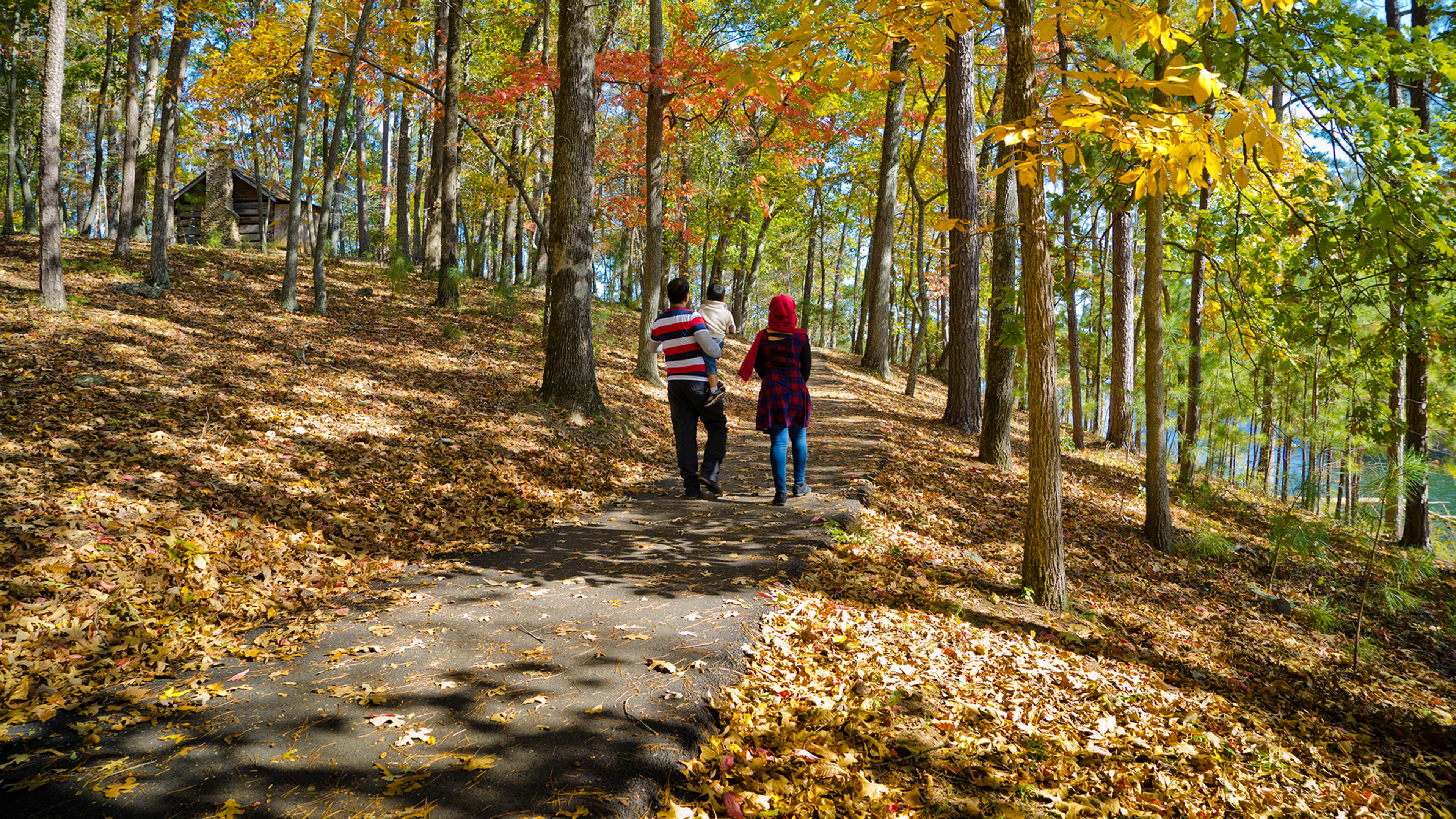 There are plenty of hiking trails at Red Top Mountain State Park.
Courtesy of the Georgia Department of Natural Resources.