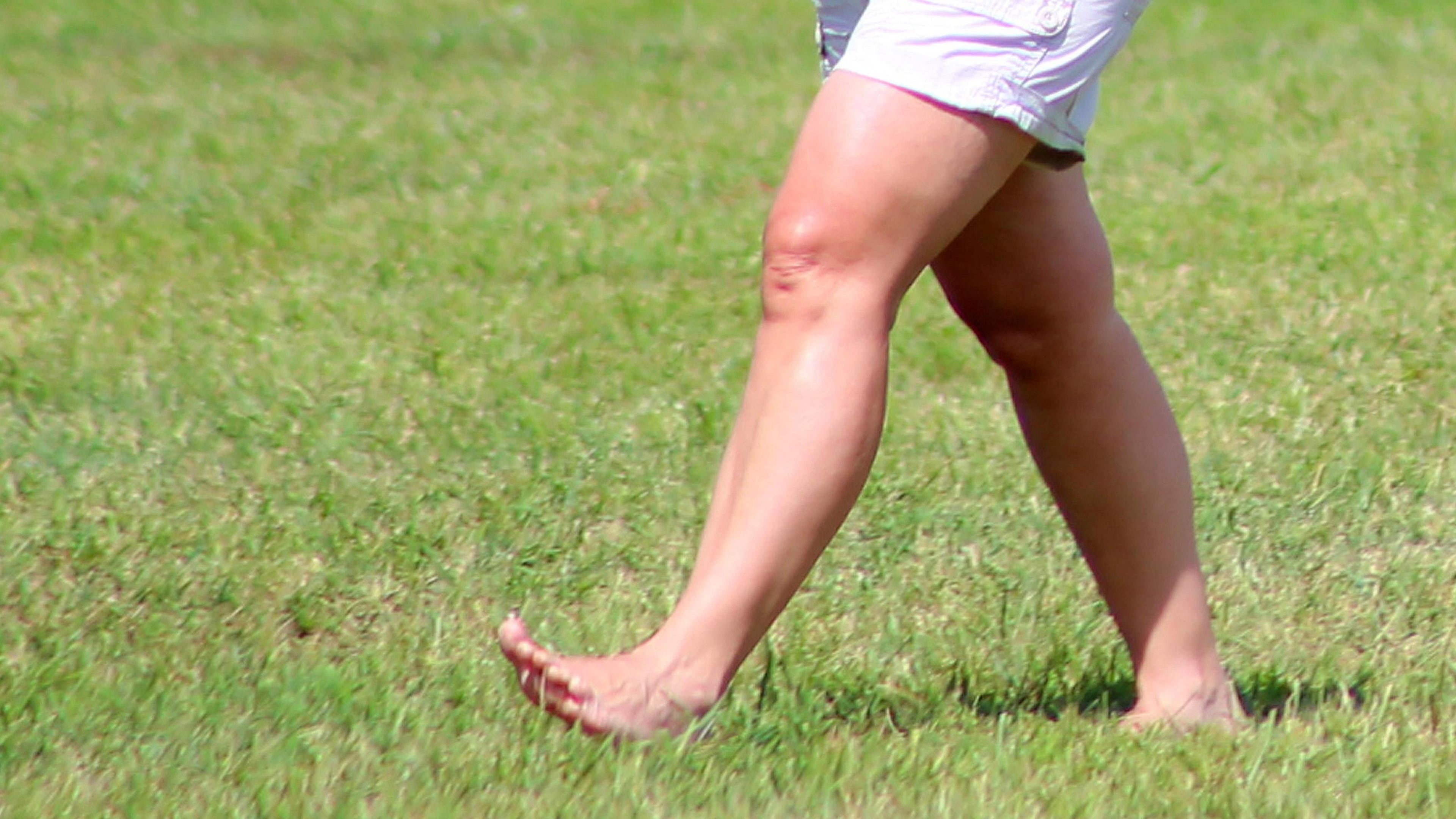 Todd Wheeler ran Sunday's marathon barefoot -- and wearing a kilt.
