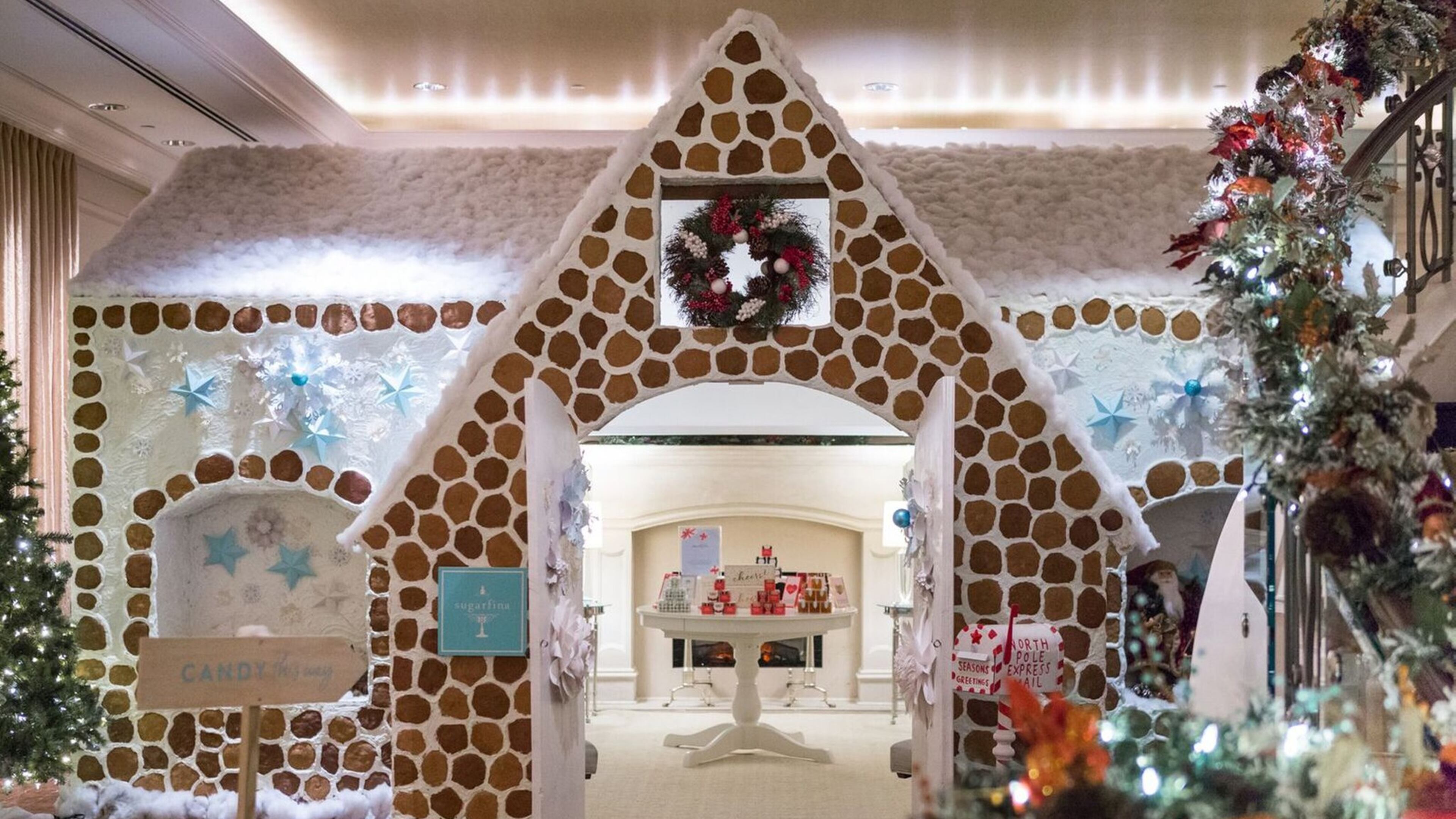 This enormous gingerbread house is at St. Regis Atlanta now and open to the public.CONTRIBUTED