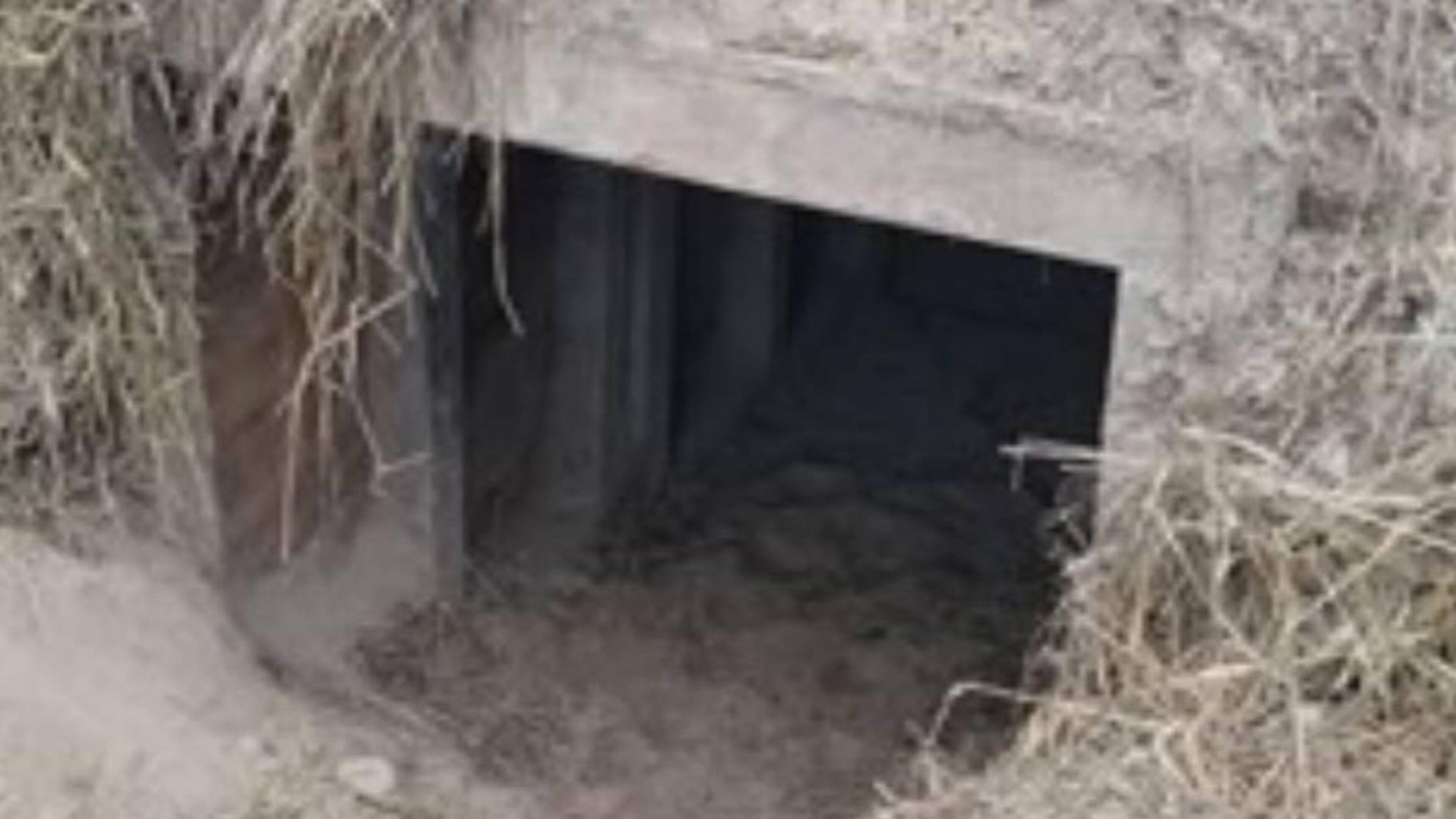 Federal agents found a tunnel at the bottom of an embankment on the Rio Grande near the Texas city of Hidalgo.