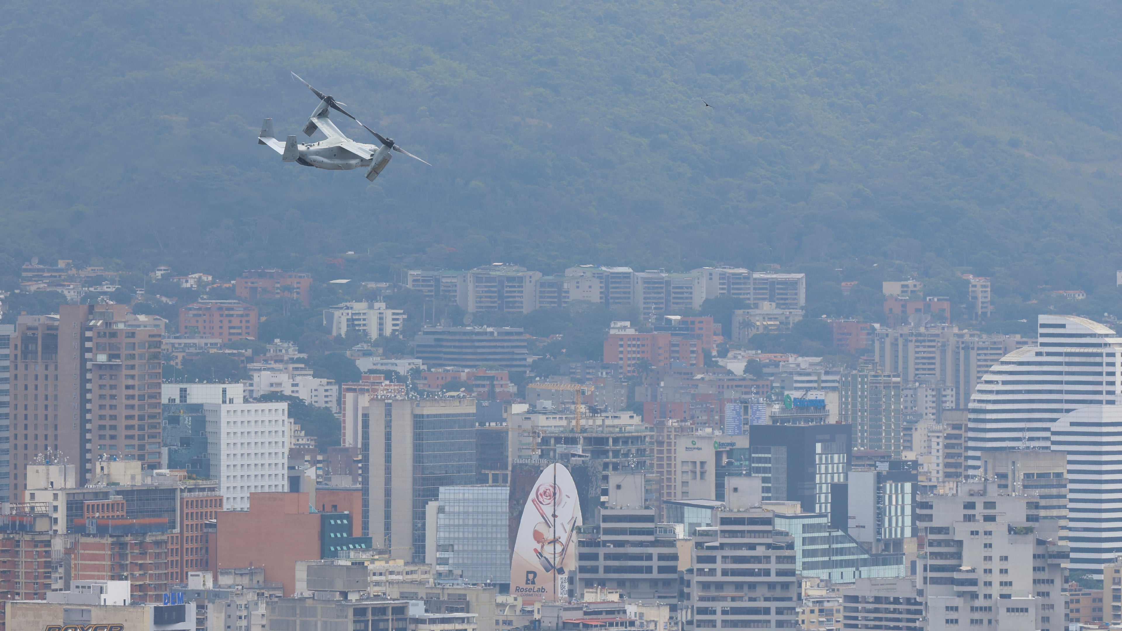 U.S. Embassy holds emergency and air evacuation drill in Caracas, Venezuela, Saturday, May 23, 2026. (AP Photo/Pedro Mattey)