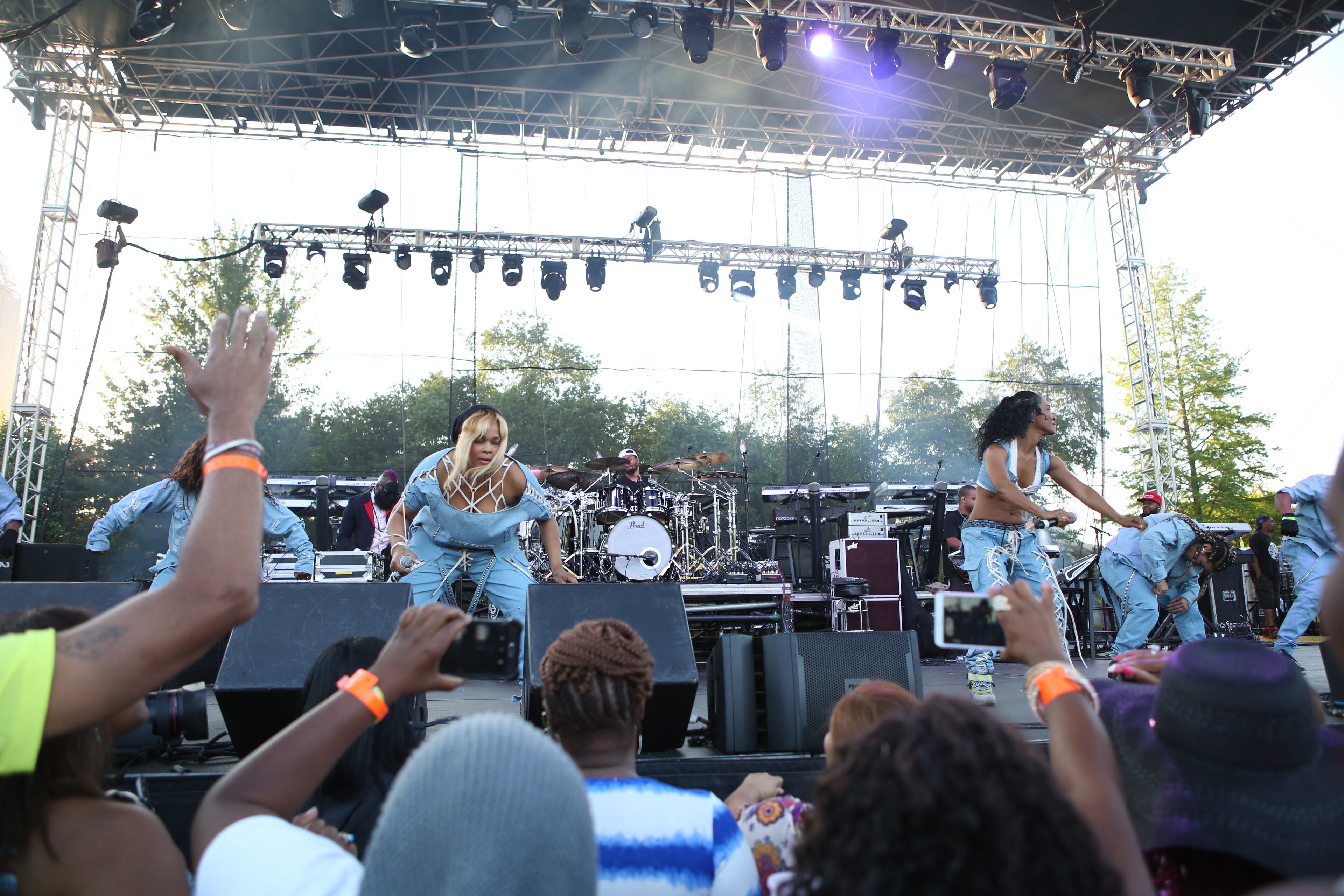 May 14 2016: ATLANTA - TLC recorded four multi platinum albums, including CrazySexyCool in 1994, which still remains the only album by a female singing group in history to receive diamond certification from the Recording Industry Association of America (RIAA). (Akili-Casundria Ramsess/Special to the AJC)