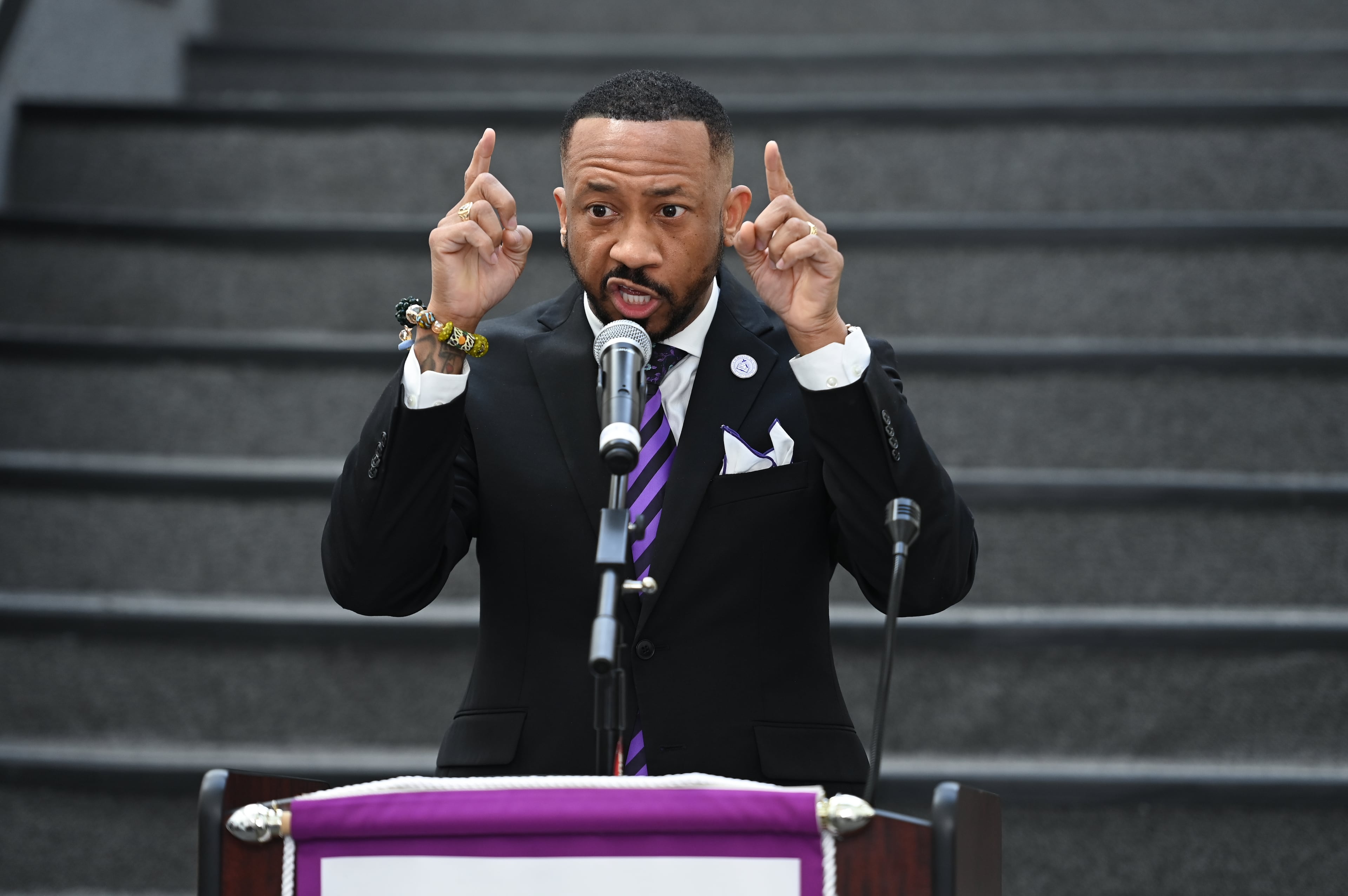 Morris Brown president Kevin E. James