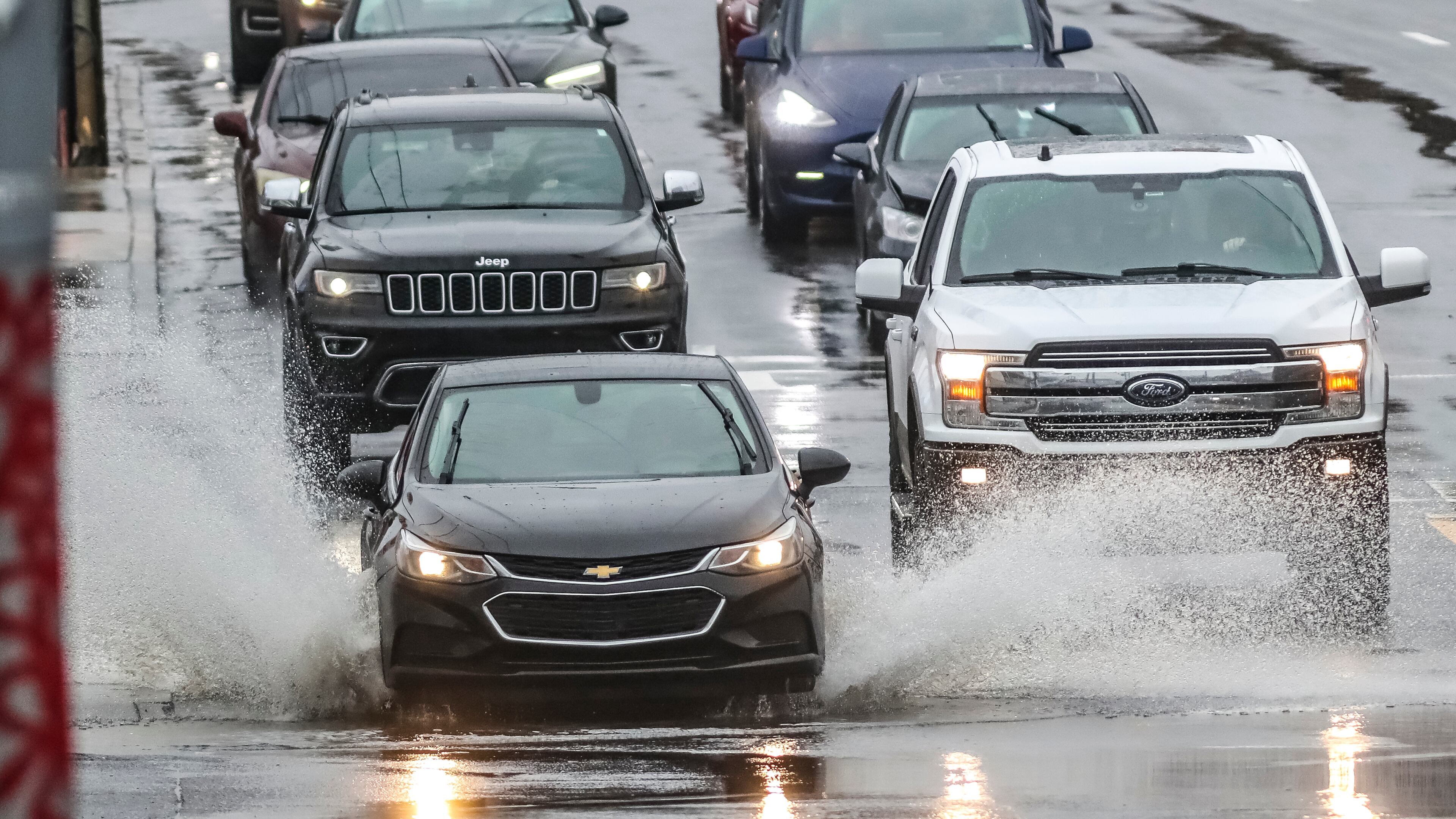 Severe weather, including waves of storms and possible flooding, are expected to roll into North Georgia Sunday night and continue through the day on Monday. (John Spink / John.Spink@ajc.com)