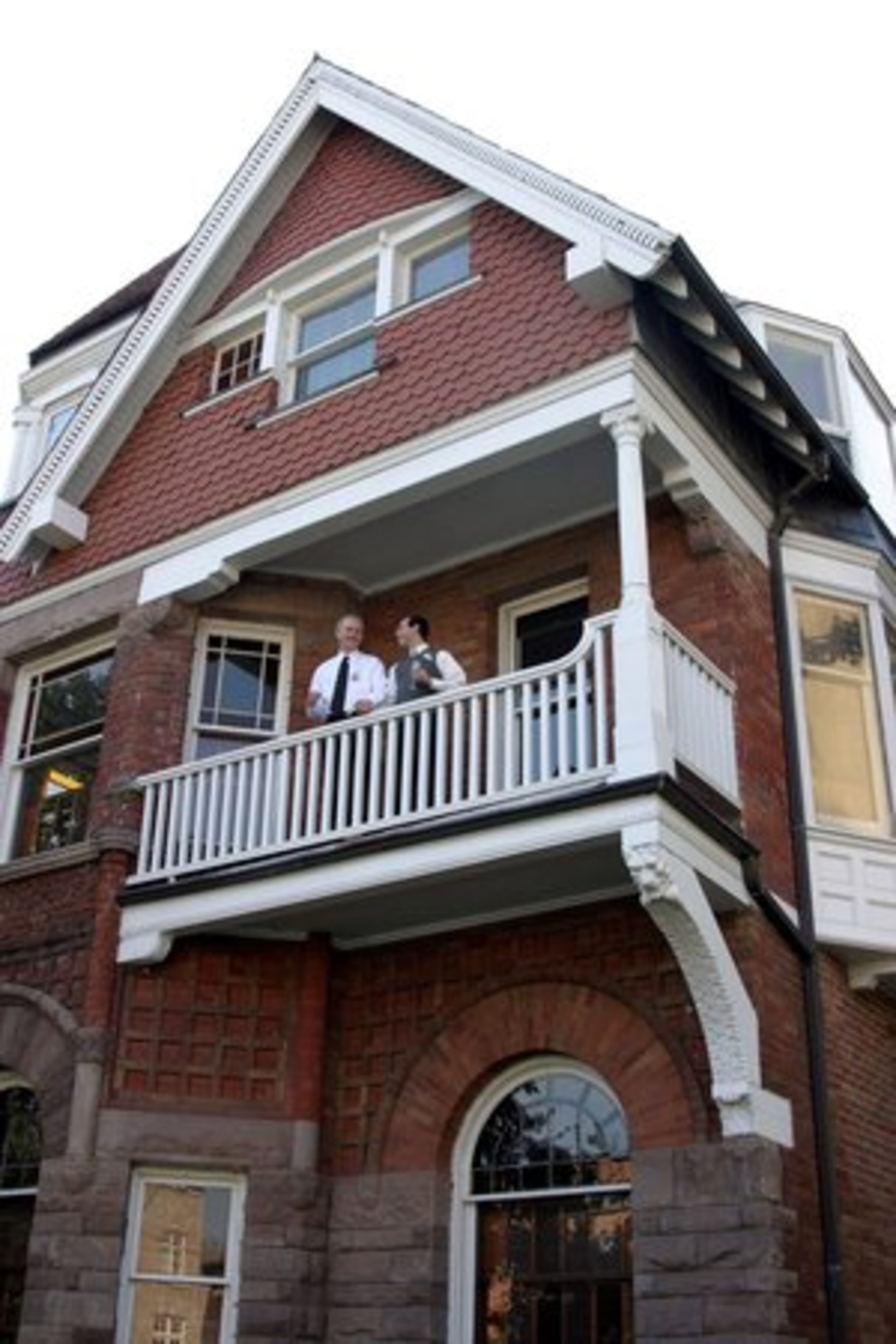 TORONTO, CANADA has its own Gay Tourism Guild, catering to same-sex couples who want to marry in the city as well as other travelers. Here, a gay couple celebrate their wedding vows at the Gloucester Square Inn.