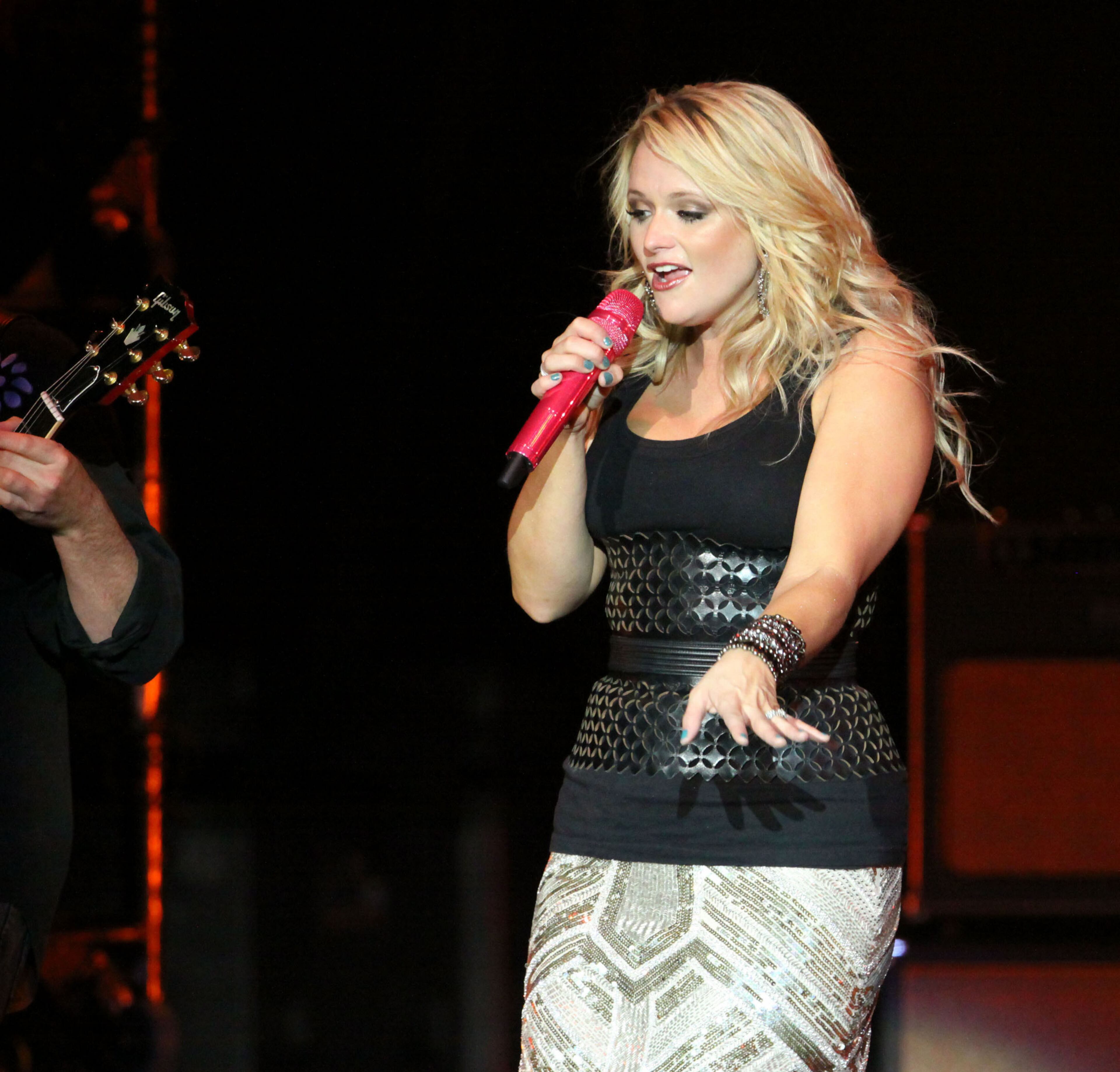 Country singer-songwriter Miranda Lambert performing "Kerosene."