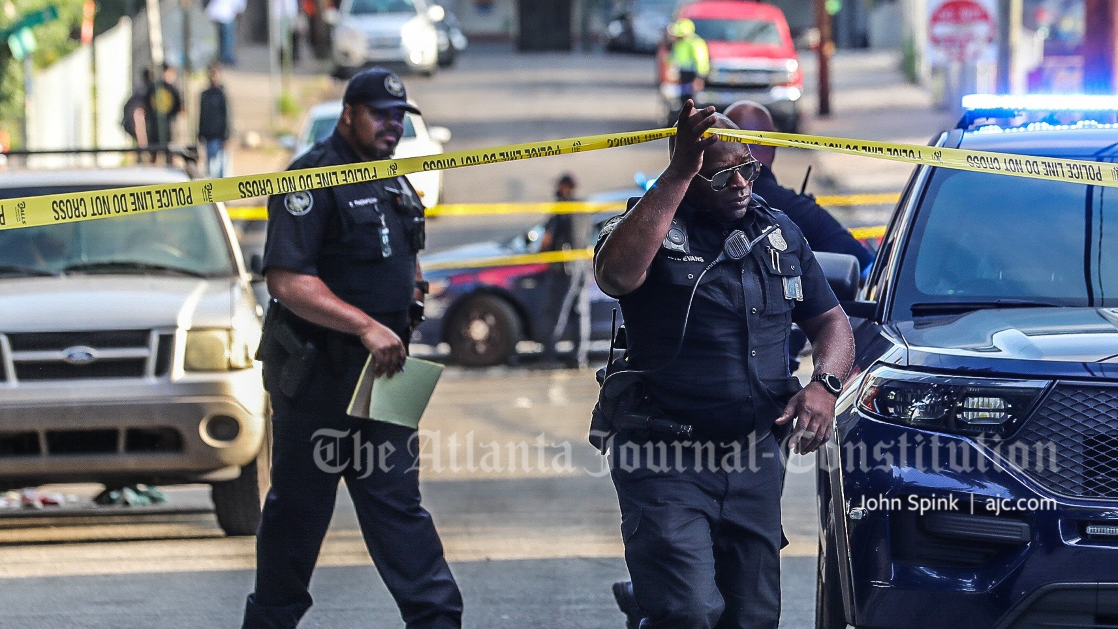 Police investigate a shooting that left one man dead and another injured Friday morning in southeast Atlanta's Sweet Auburn neighborhood.