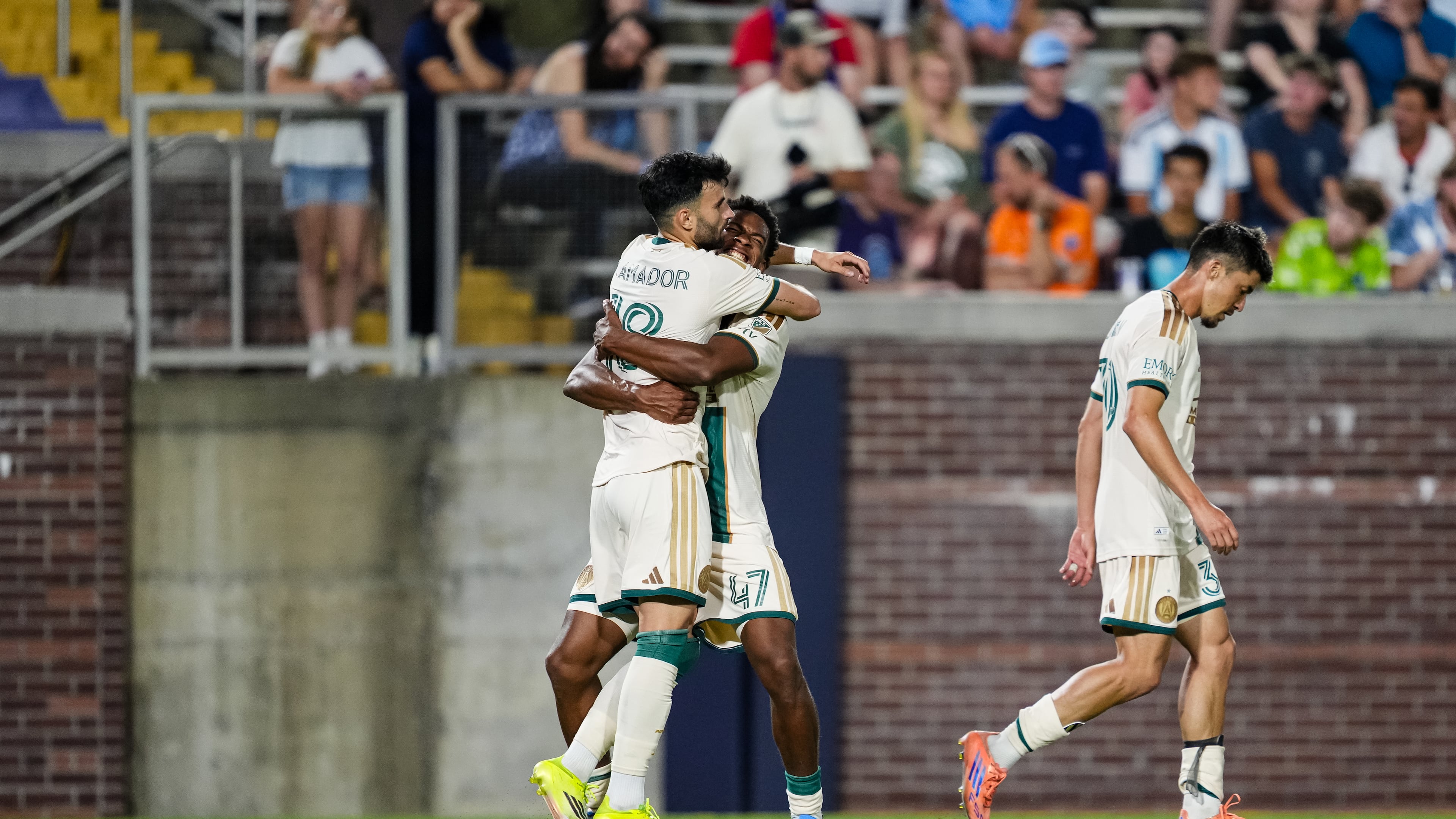 Atlanta United's Pedro Amador scored the third goal during the match against Chattanooga FC at Finley Stadium in Chattanooga, TN on Wednesday April 15, 2026. (Photo by Mitch Martin/Atlanta United)
