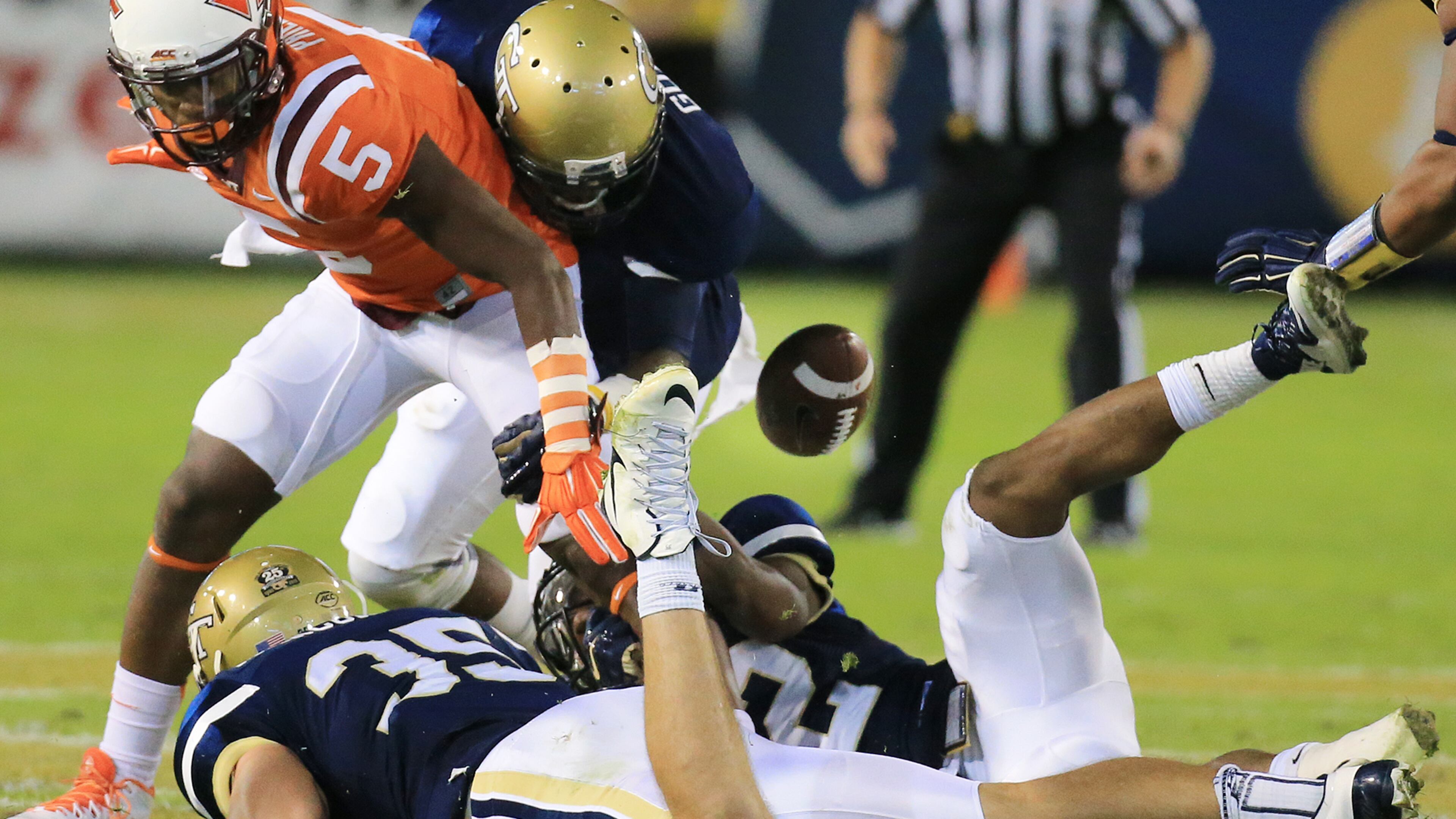 Georgia Tech’s defense is the worst in the FBS on third downs, while Virginia Tech is one of the best. HYOSUB SHIN / HSHIN@AJC.COM