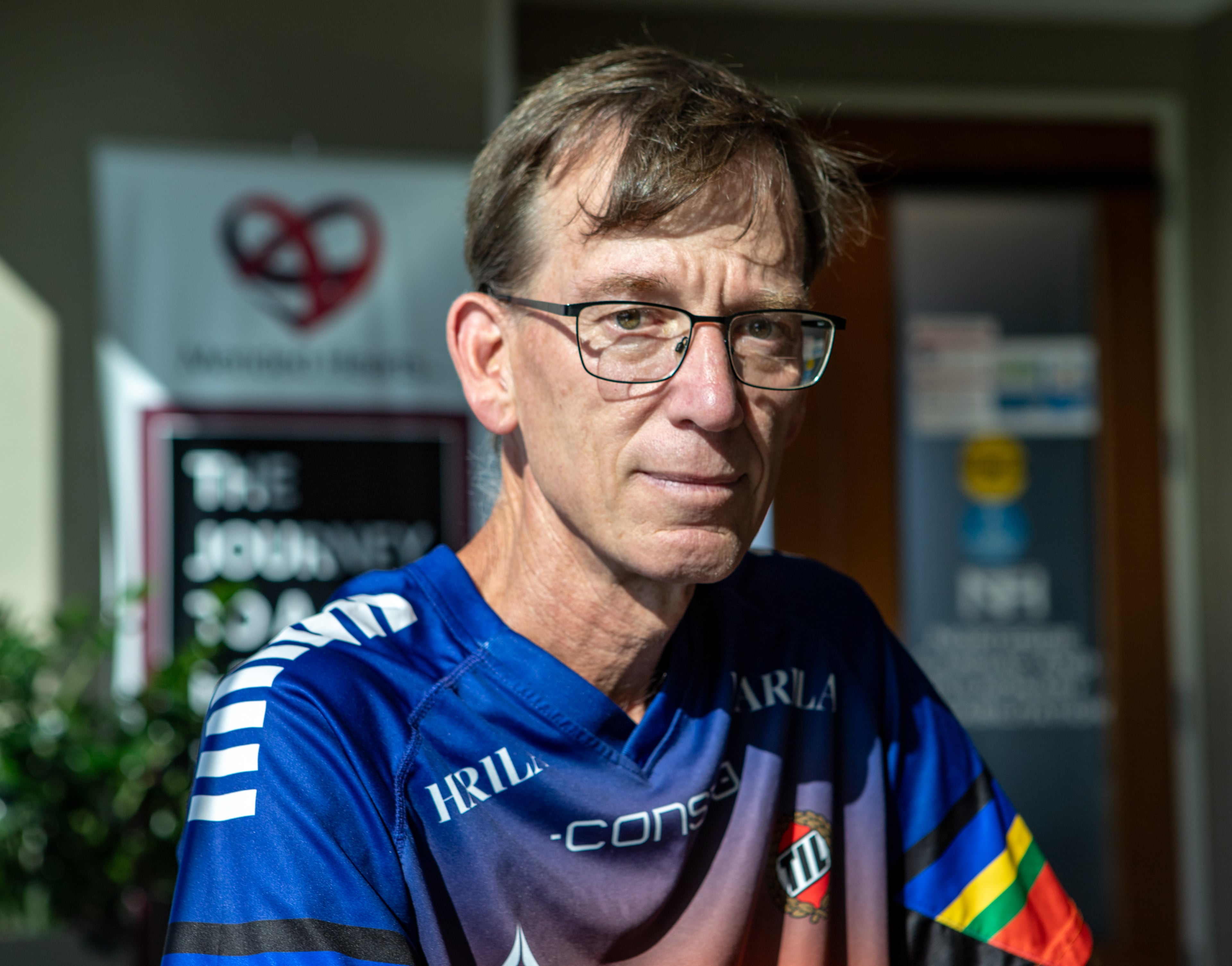 After suffering his heart attack, emergency quadruple bypass surgery saved Keith Hooper. (Jenni Girtman for the AJC)