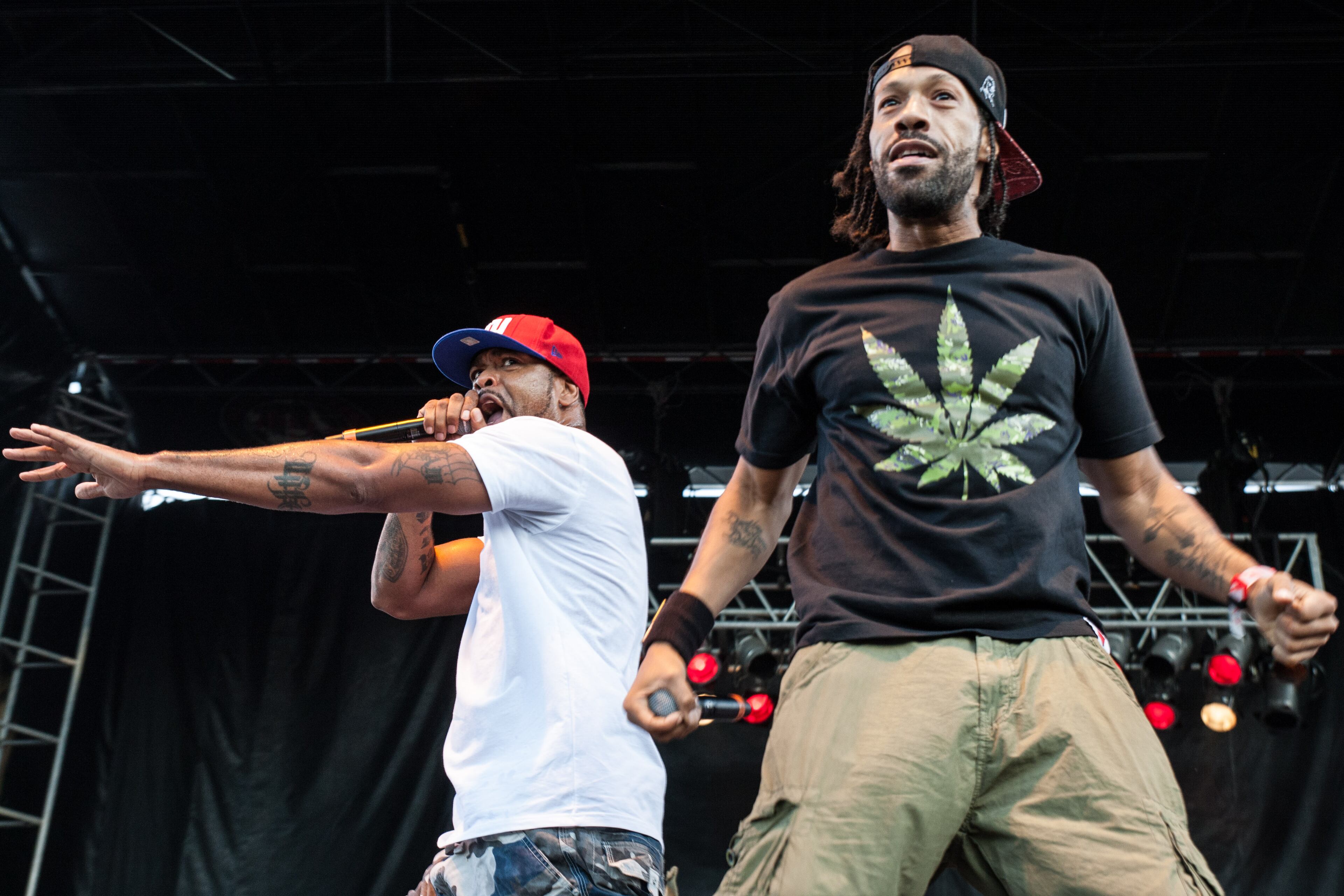 Artist Method Man, left, and Red Man perform during ONE musicfest 2014 at Aaron's Lakewood Amphitheatre Saturday, Sept. 13, 2014 in Atlanta, Ga. (BRANDEN CAMP/SPECIAL)