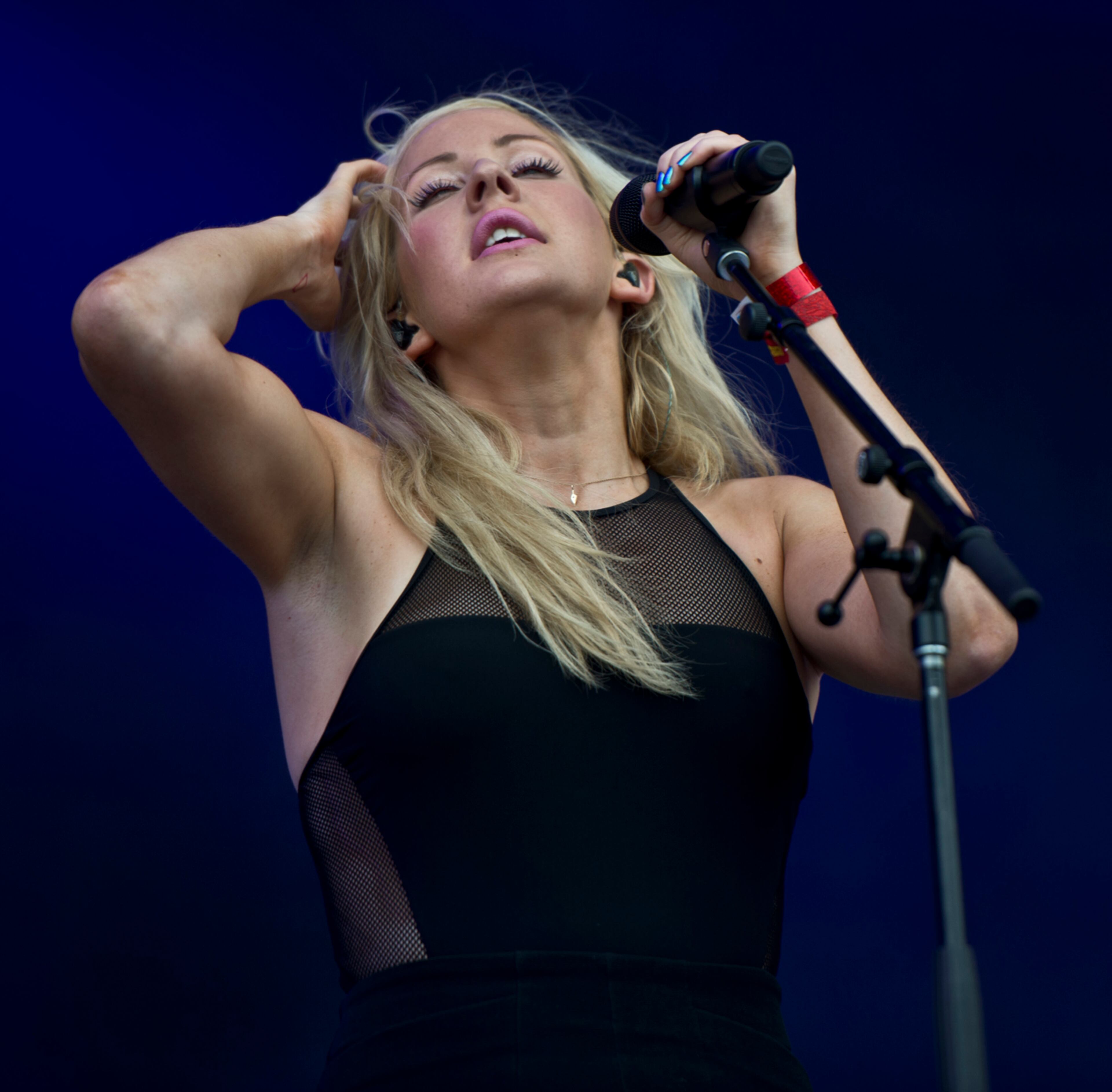 Ellie Goulding played an afternoon set on the final day of the Hangout Music Festival in Gulf Shores, Ala.