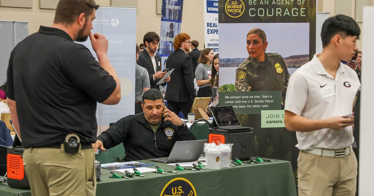 U.S. border patrol presence sparks protest at Georgia college career fairs