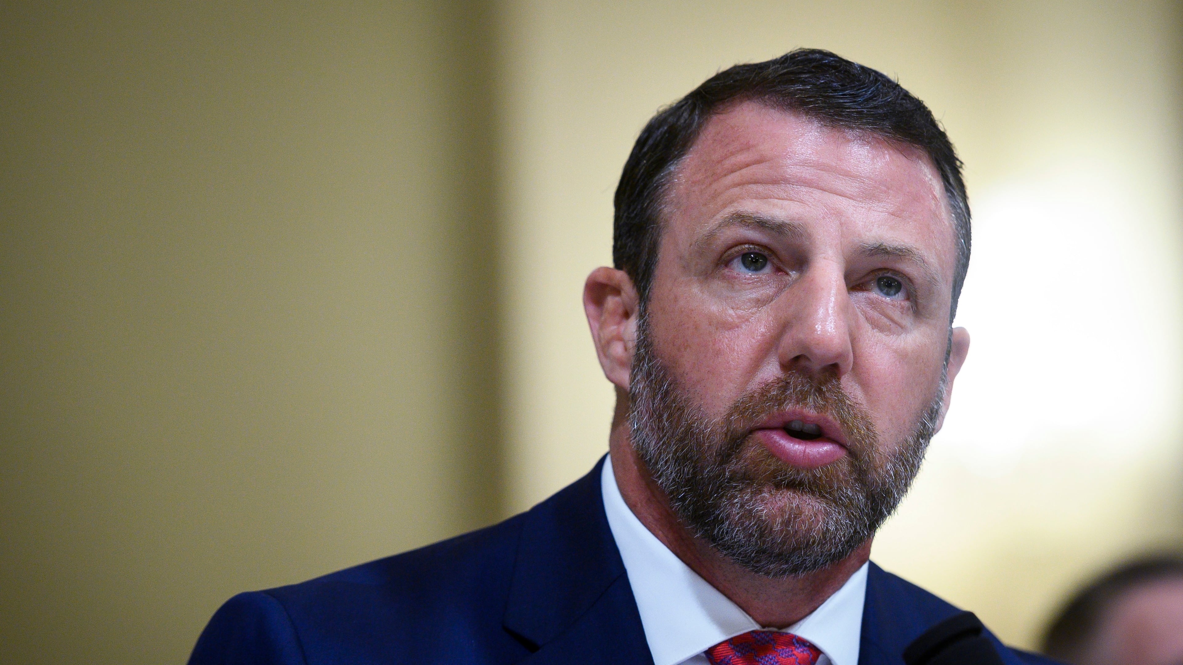 Homeland Security Secretary Markwayne Mullin testifies before the House Committee on Homeland Security during a hearing on the Fiscal 2027 budget request for the Department of Homeland Security, in Washington, Wednesday, June 3, 2026. (AP Photo/Cliff Owen)
