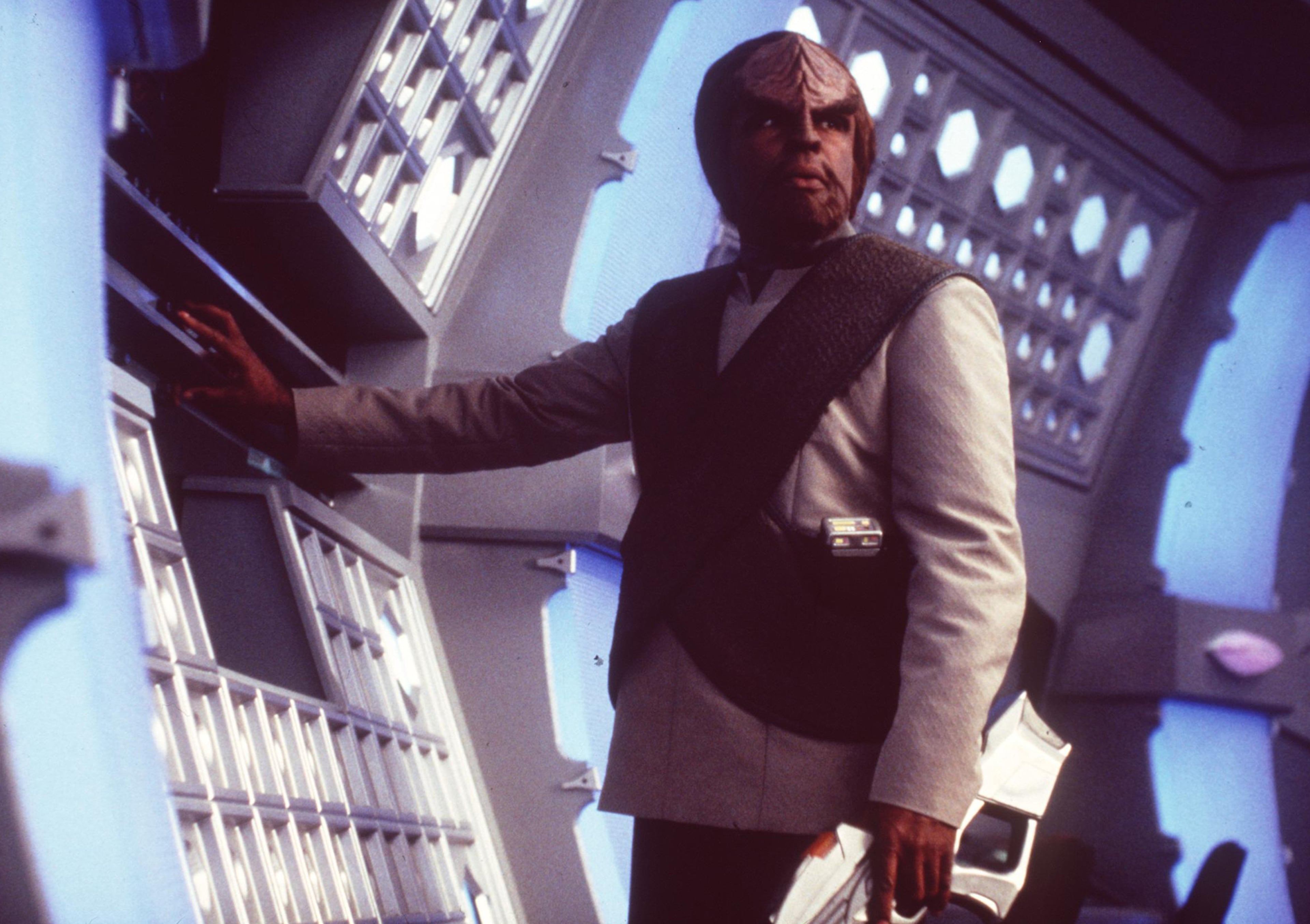 Actor Michael Dorn played the Klingon Worf in the "Star Trek" franchise.