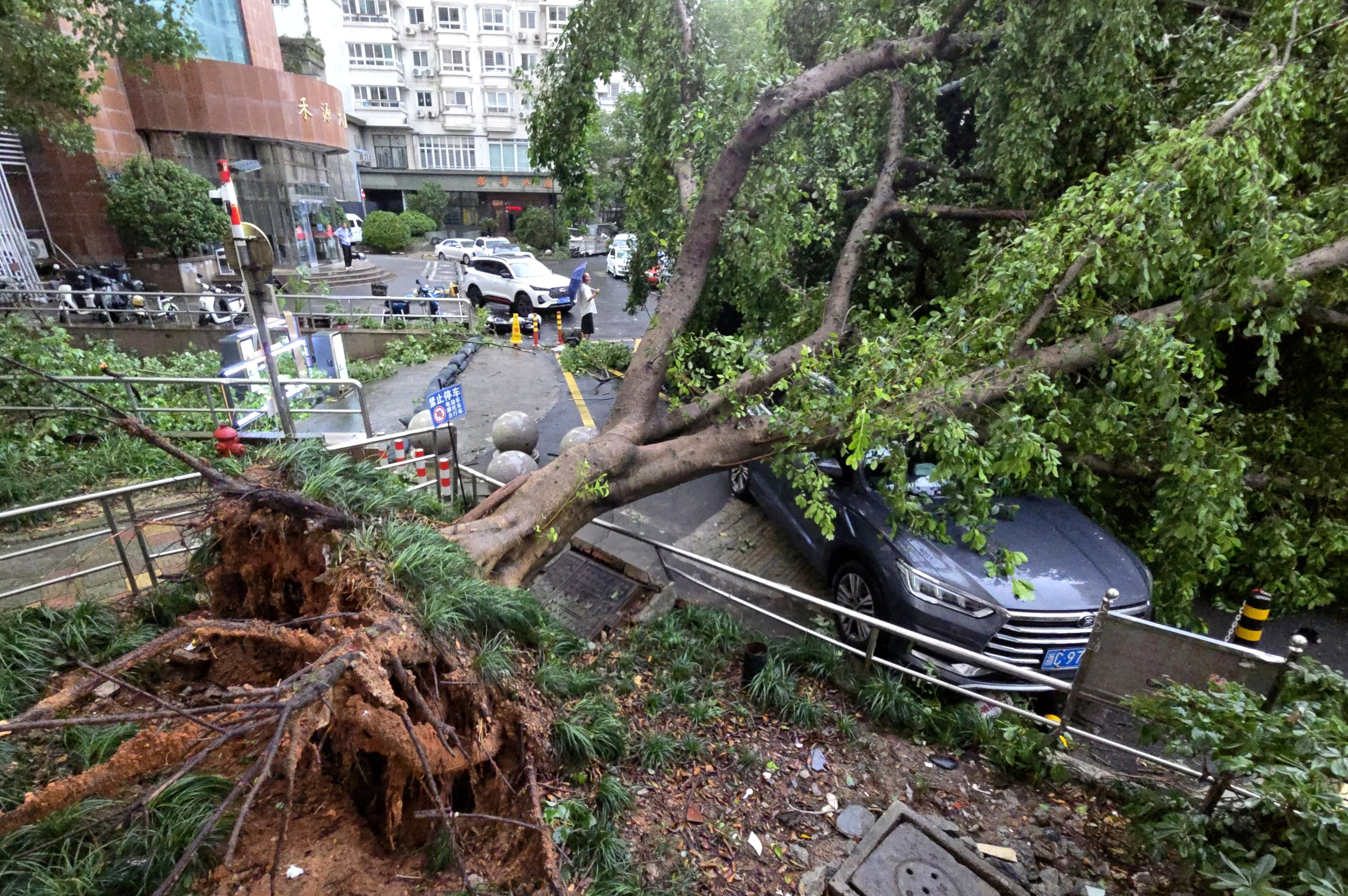 APTOPIX China Asia Storms