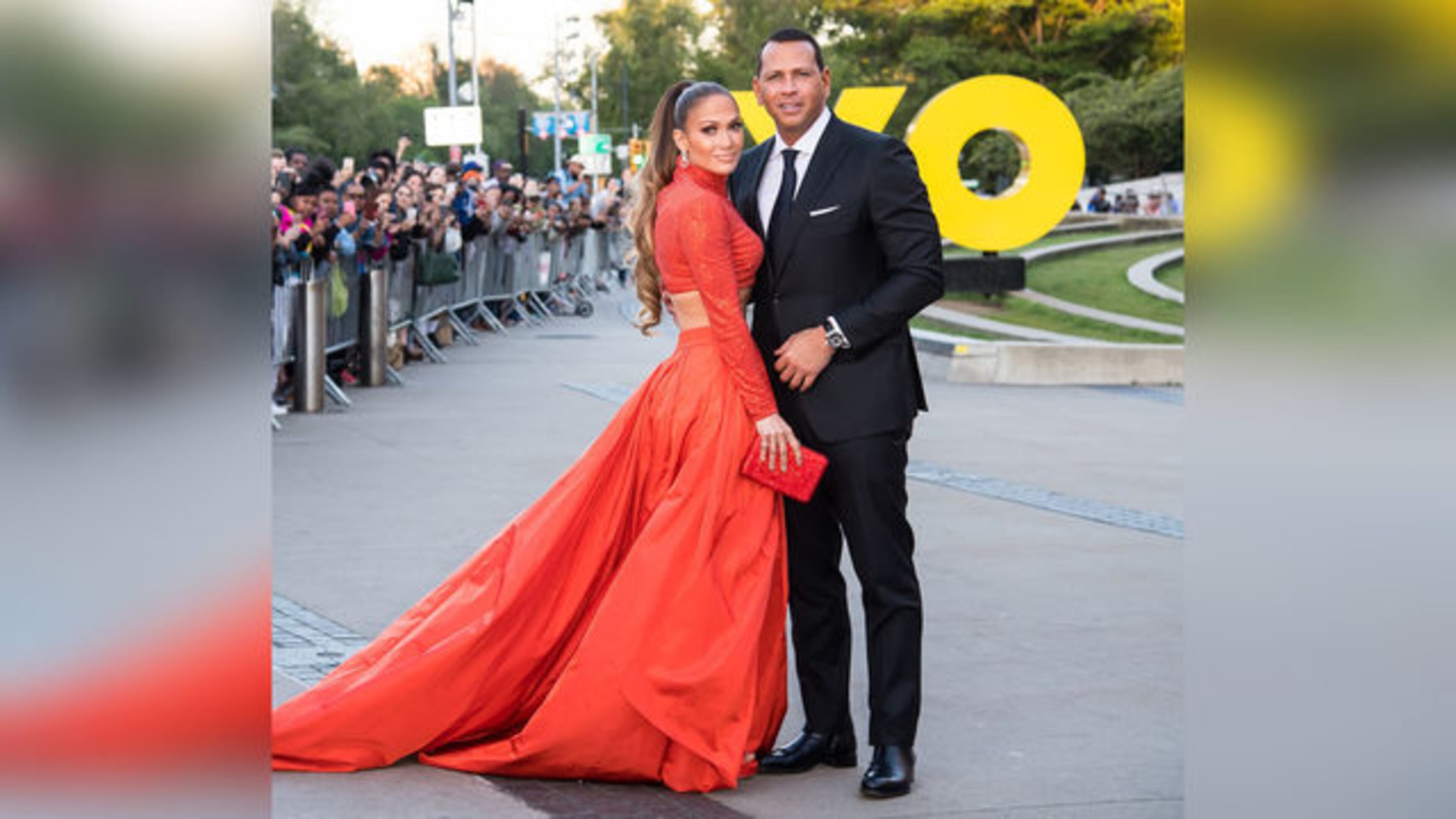 Actress Jennifer Lopez and Alex Rodriguez are seen arriving to the 2019 CFDA Fashion Awards on June 3, 2019 in the Brooklyn borough of New York City.