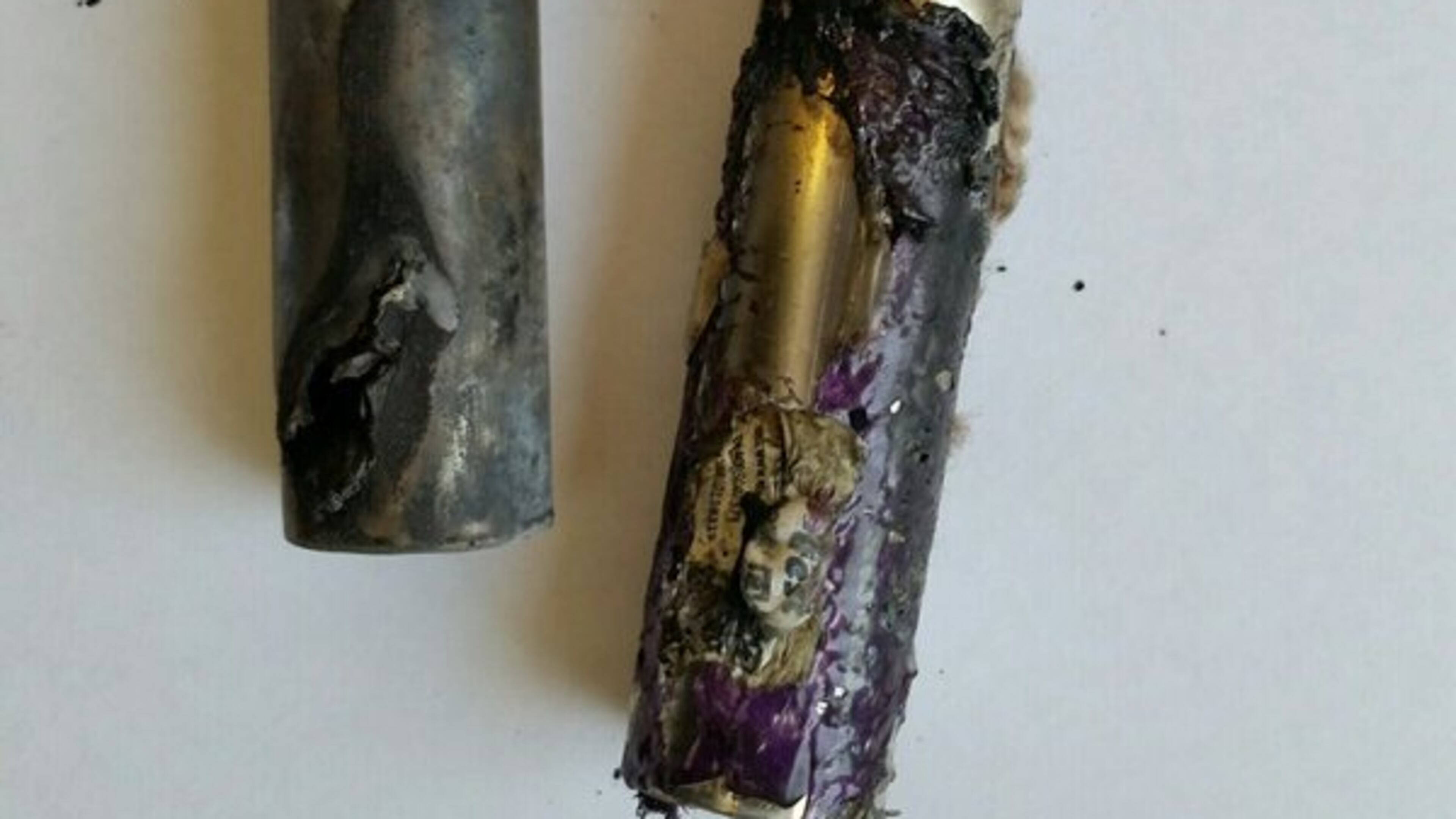 Kyle Petty’s wife, Melody, said her husband was looking at his phone when e-cigarrett batteries in his pocket exploded without warning. (Credit: Channel 2 Action News)