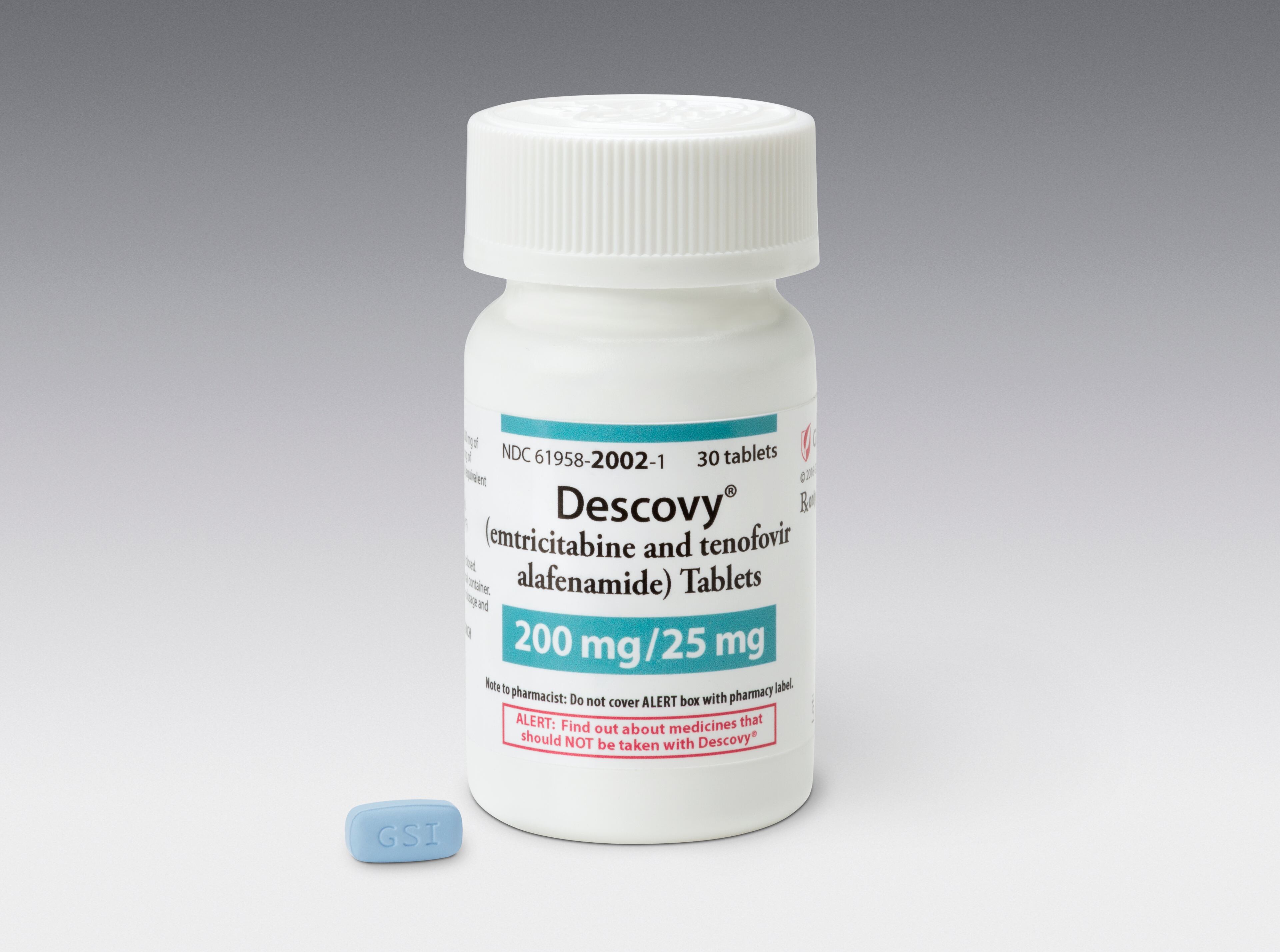 Gilead's HIV prevention PrEP drug Descovy must be taken daily. (Courtesy of Gilead Sciences)