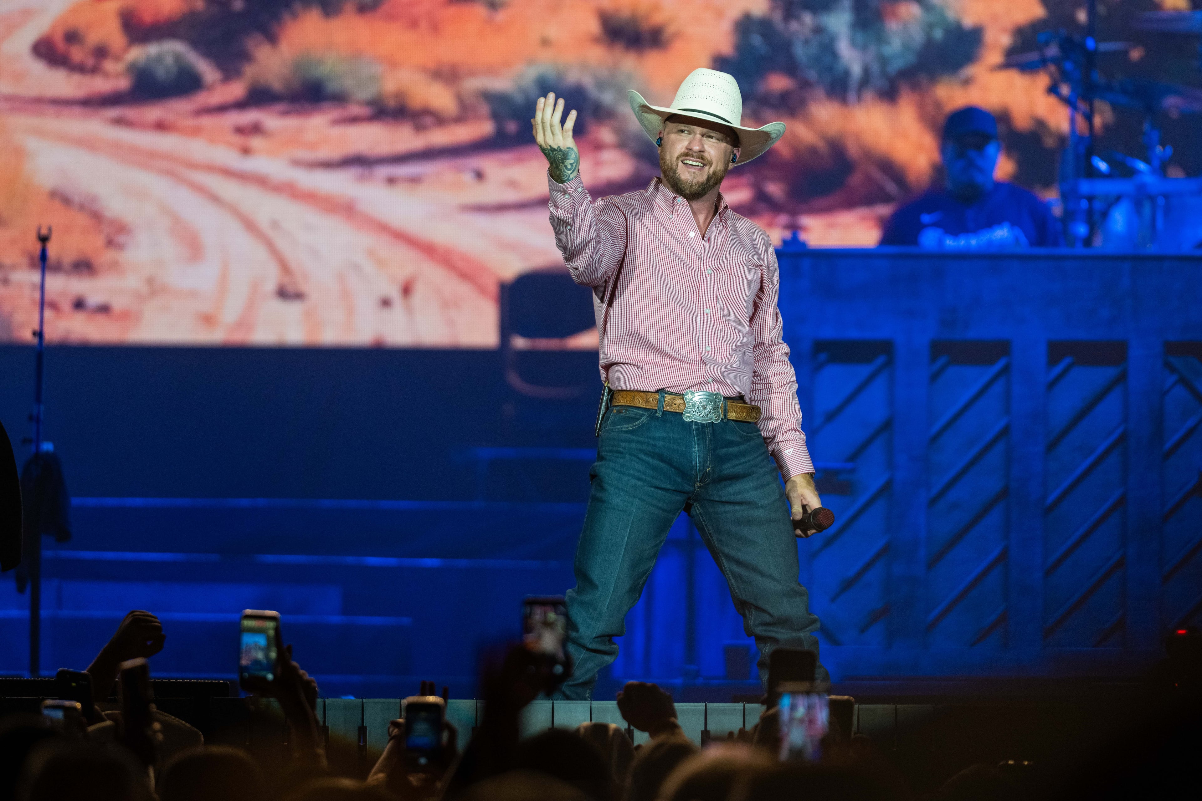 Cody Johnson performs at the Braves Country Fest on Saturday, June 13, 2026, at Truist Park in Atlanta. (Photo by Paul R. Giunta/Invision/AP)