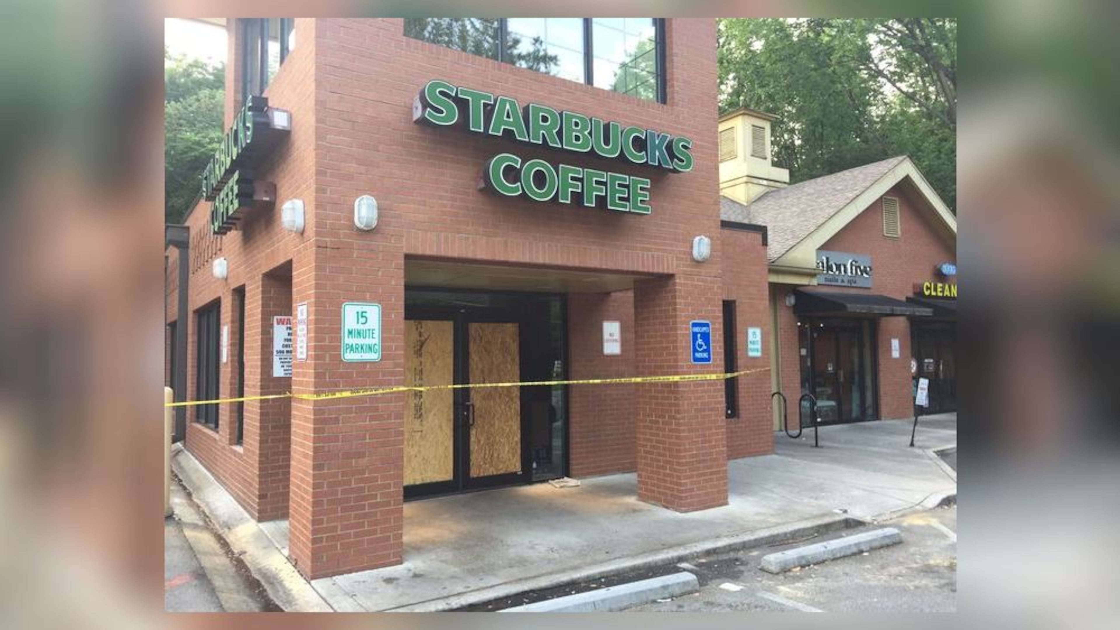 An Atlanta Starbucks will be closed indefinitely after a burglar broke inside and vandalized the building last weekend. (J.D. CAPELOUTO/JDCAPELOUTO@AJC.COM)