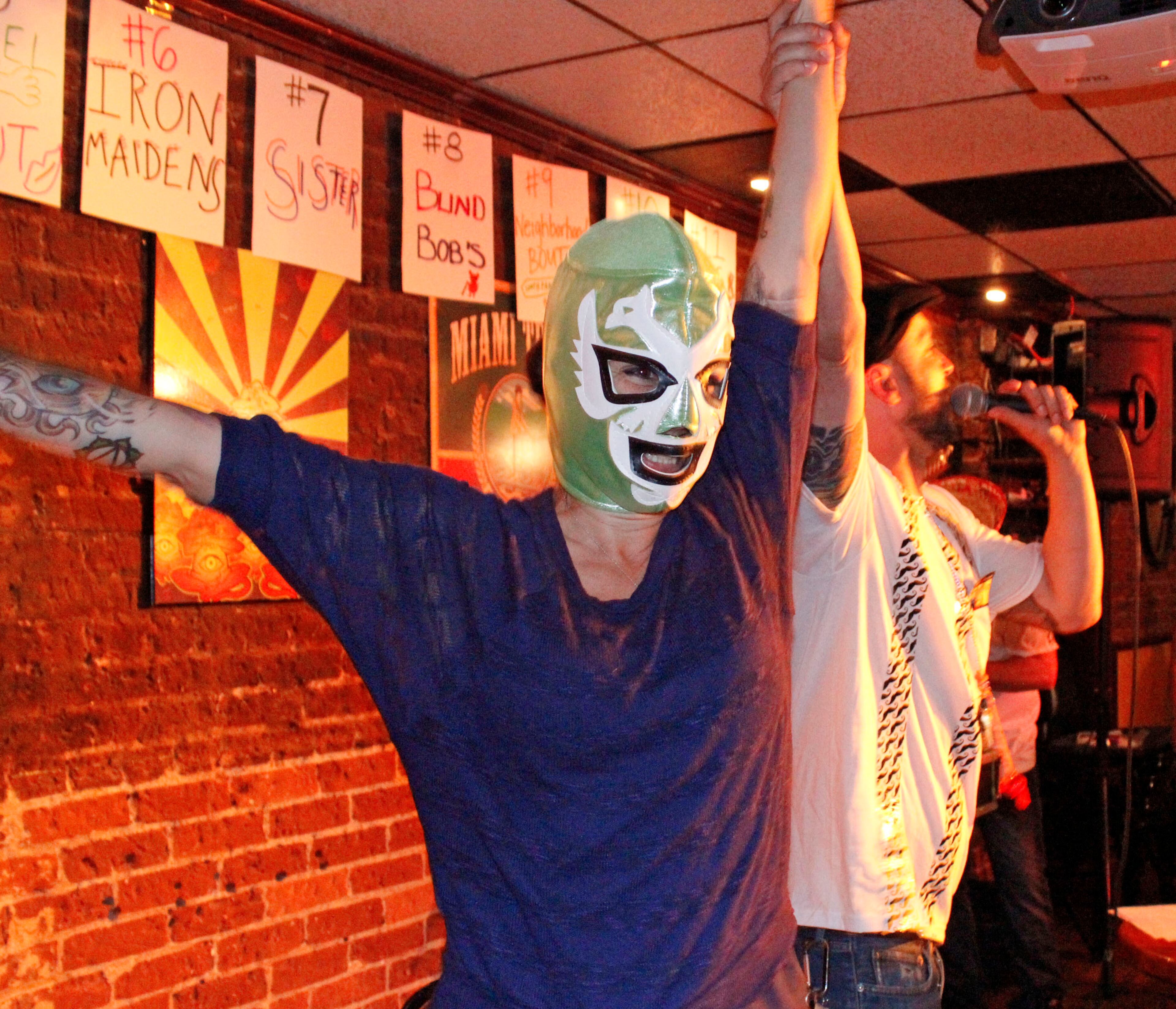 Thirty-two area women squared off at the Ladies' Arm Wrestling event at The Trolley Stop in Dayton, Ohio. The event was organized by Professionals United for Sexual Health, a volunteer group of Planned Parenthood and the proceeds will help support renovations at Planned Parenthood’s Dayton Health Center.