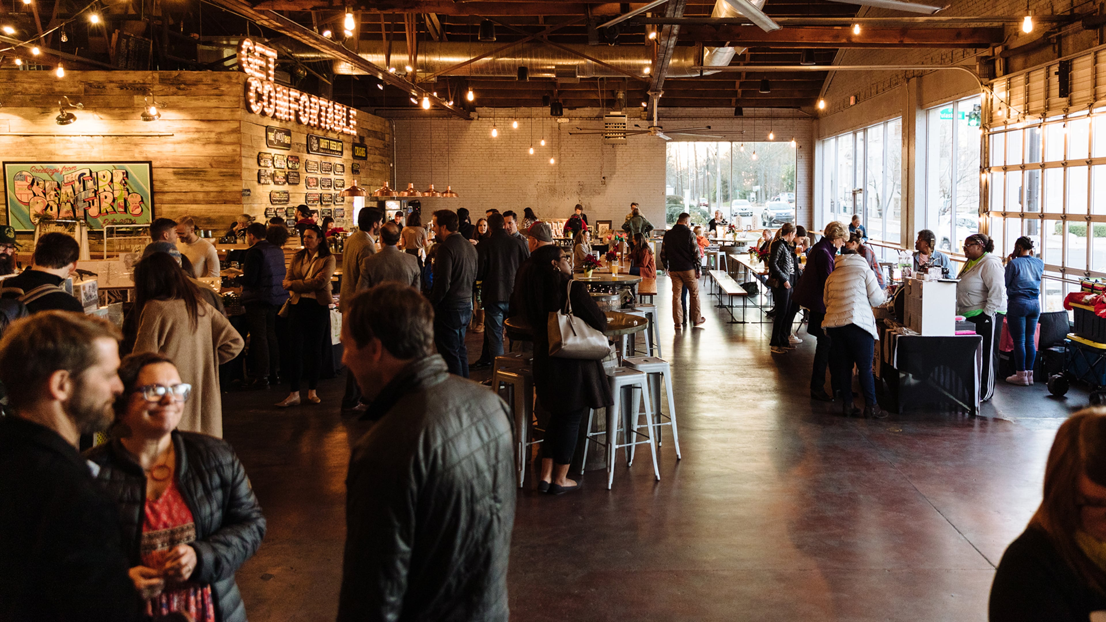 Creature Comforts Brewing Company taproom.
(Courtesy of Creature Comforts Brewing Company)
