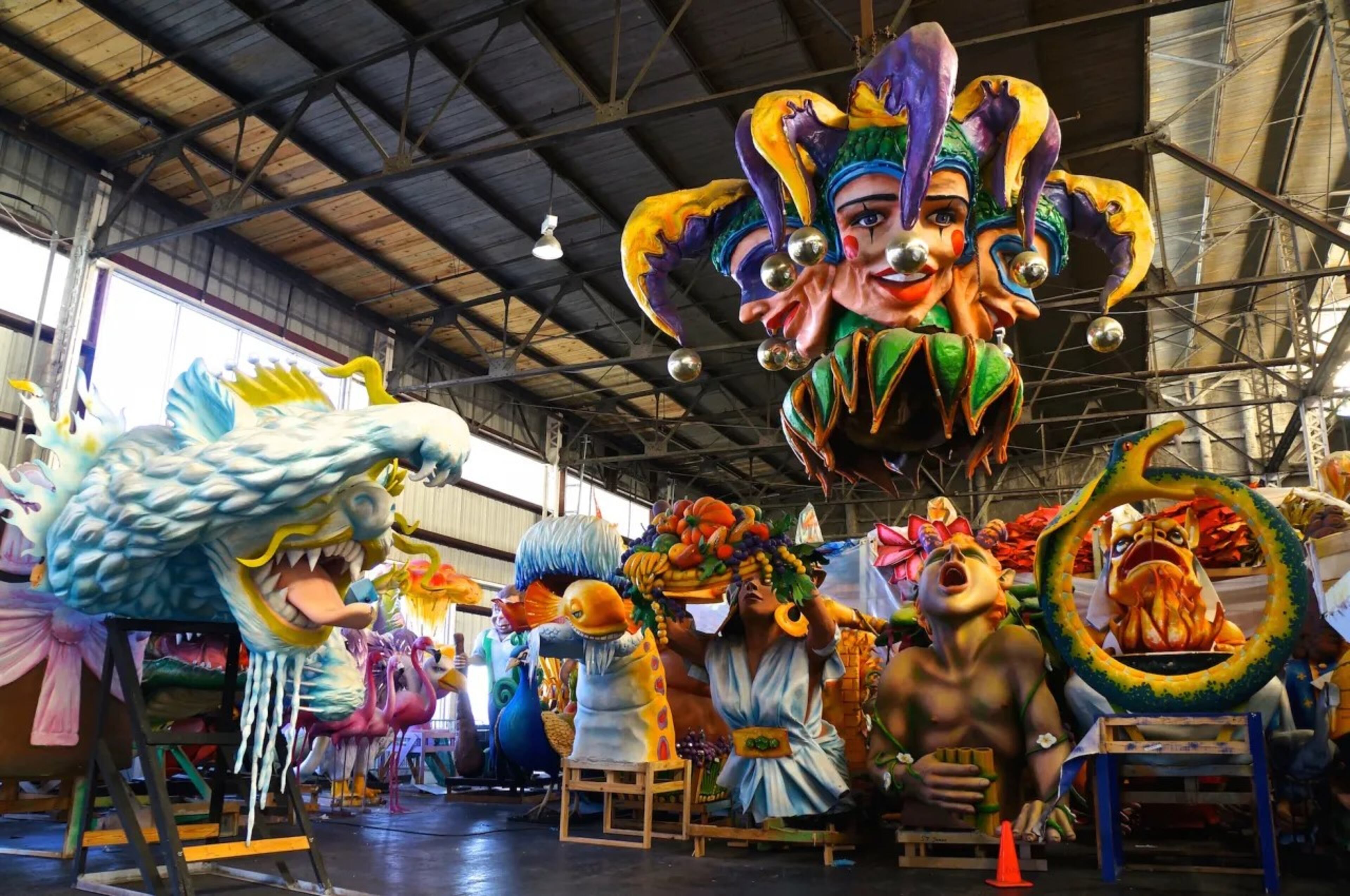 Mardi Gras World, home to Kern Studios, is where many of New Orleans' parade floats are made.
(Courtesy of Mardi Gras World)