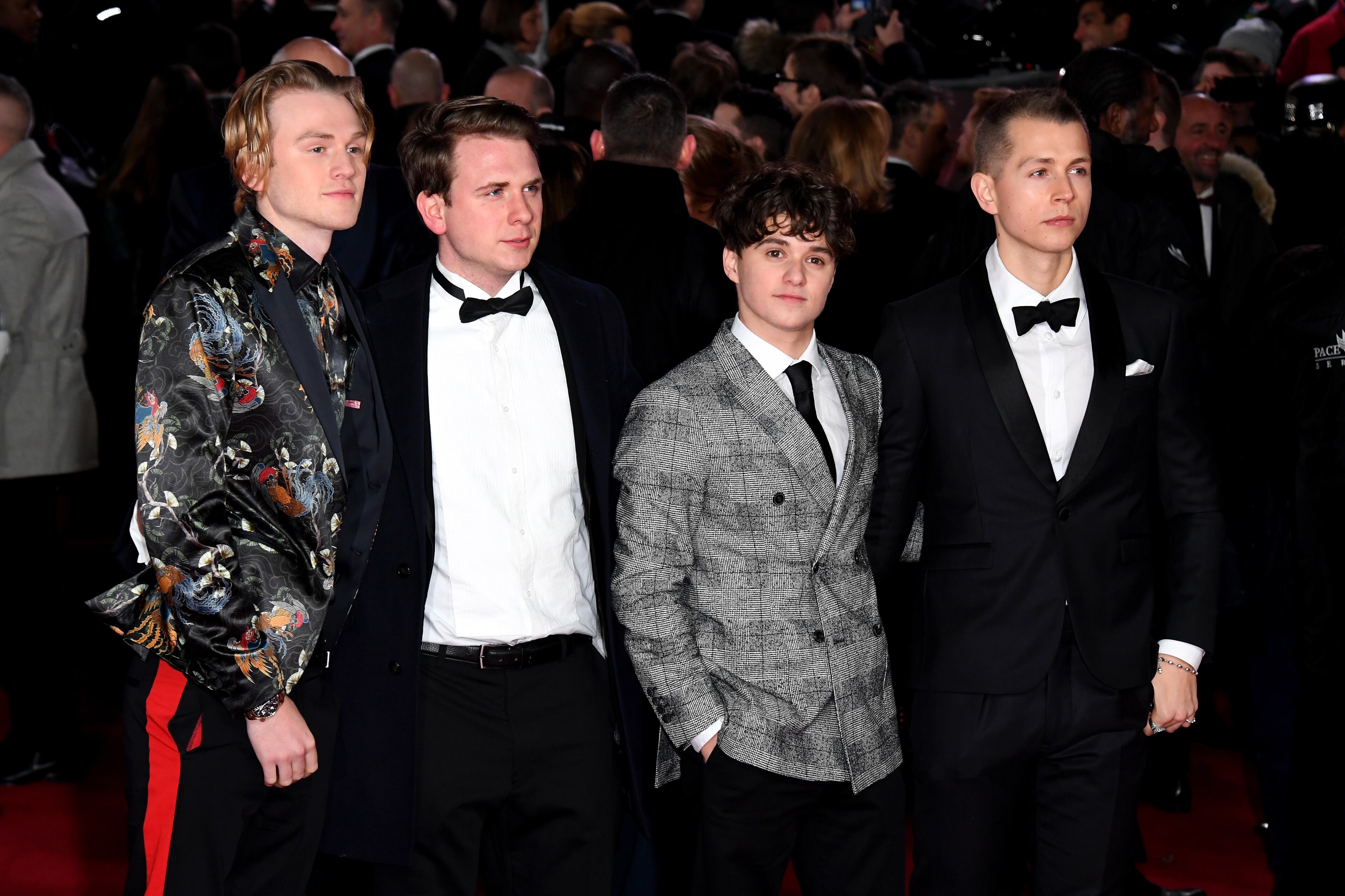 LONDON, ENGLAND - DECEMBER 12: The Vamps attends the European Premiere of 'Star Wars: The Last Jedi' at Royal Albert Hall on December 12, 2017 in London, England. (Photo by Stuart C. Wilson/Getty Images)