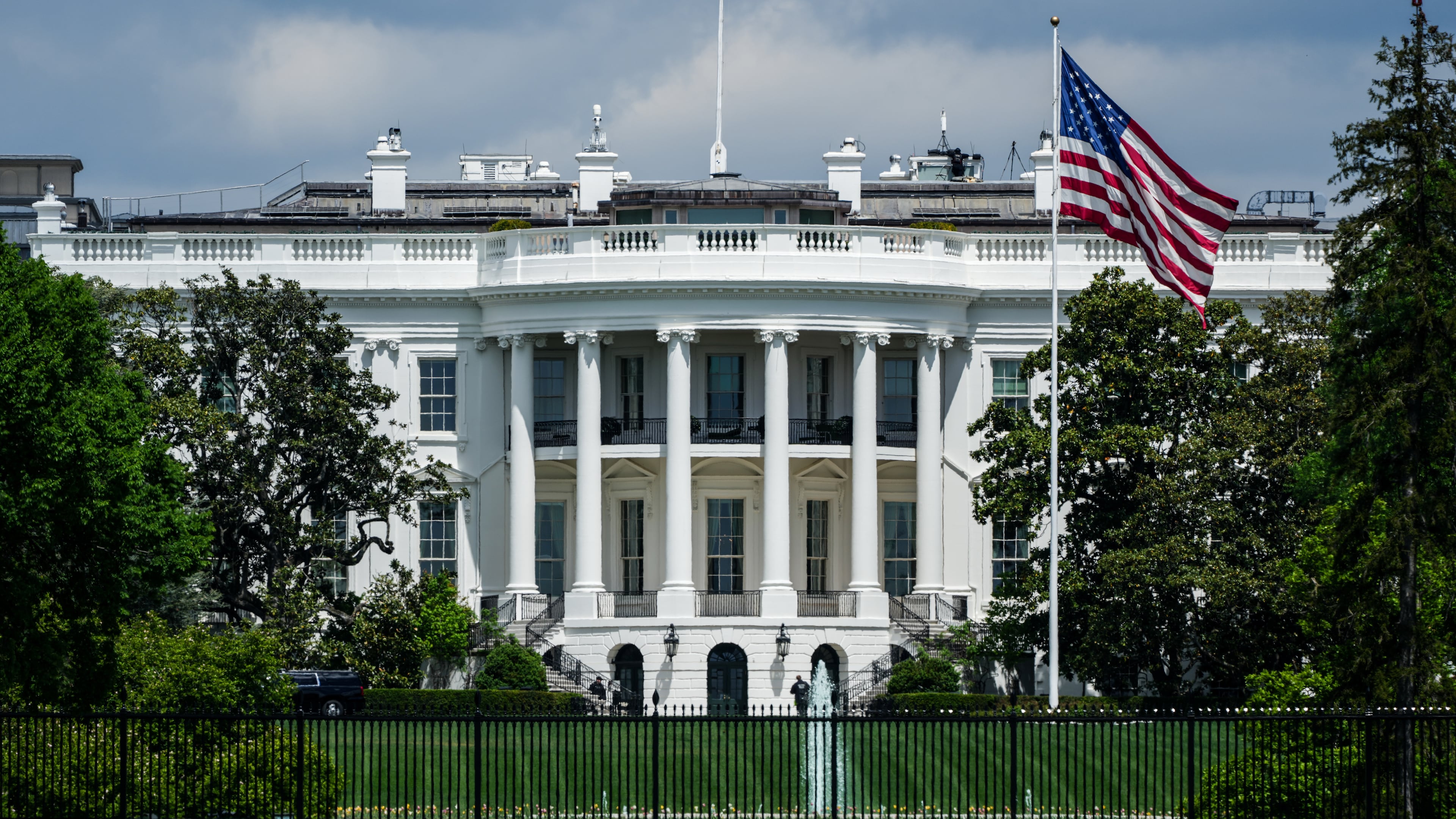 The White House is seen, April 20, 2026, in Washington. (AP Photo/Julia Demaree Nikhinson, File)