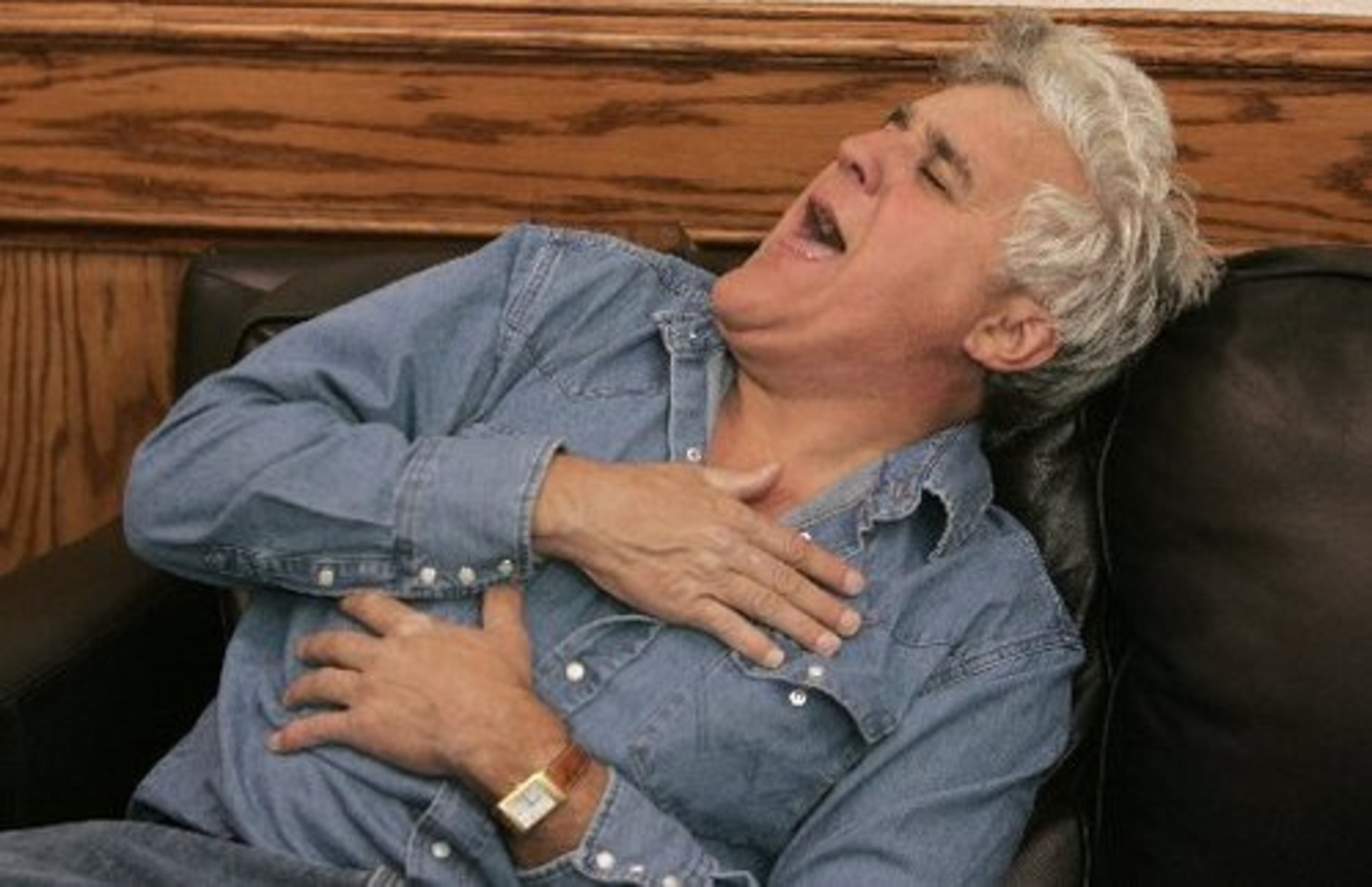Leno seemed to enjoy himself.
