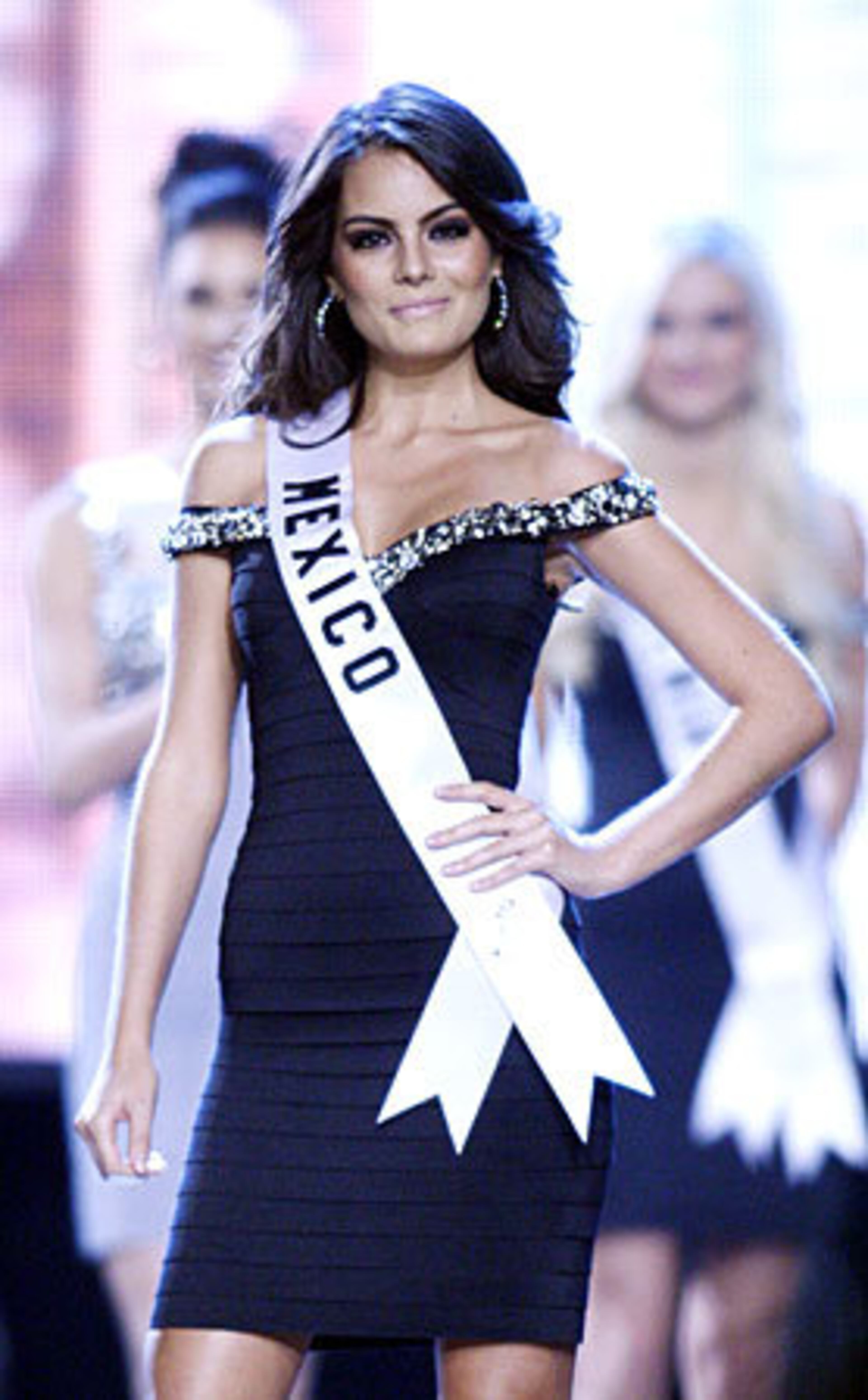Miss Mexico Jimena Navarrete competes.