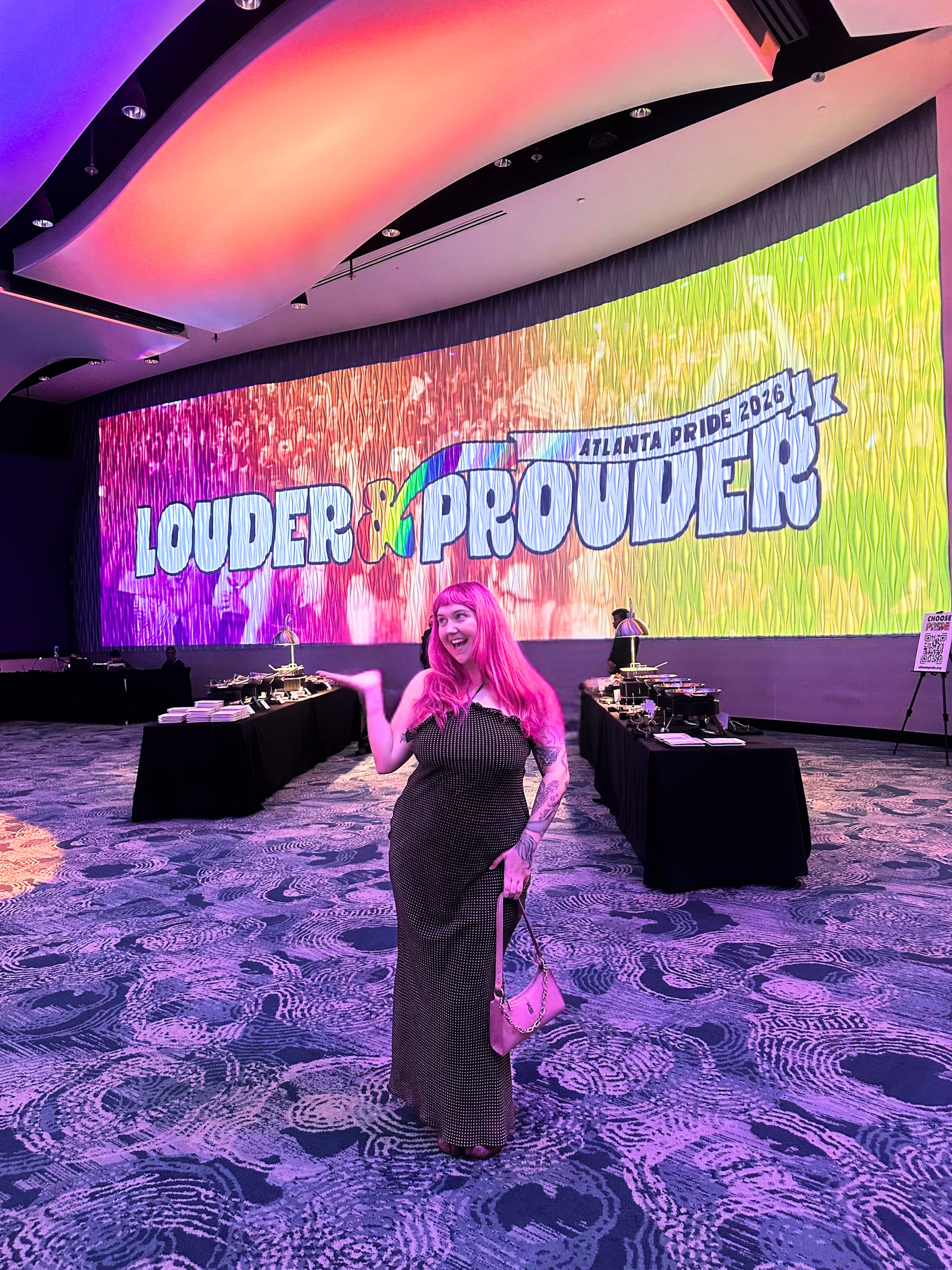 Katie Costa created the design for this year's Atlanta Pride with the theme 'Louder and Prouder.' (Courtesy of Katie Costa Design)