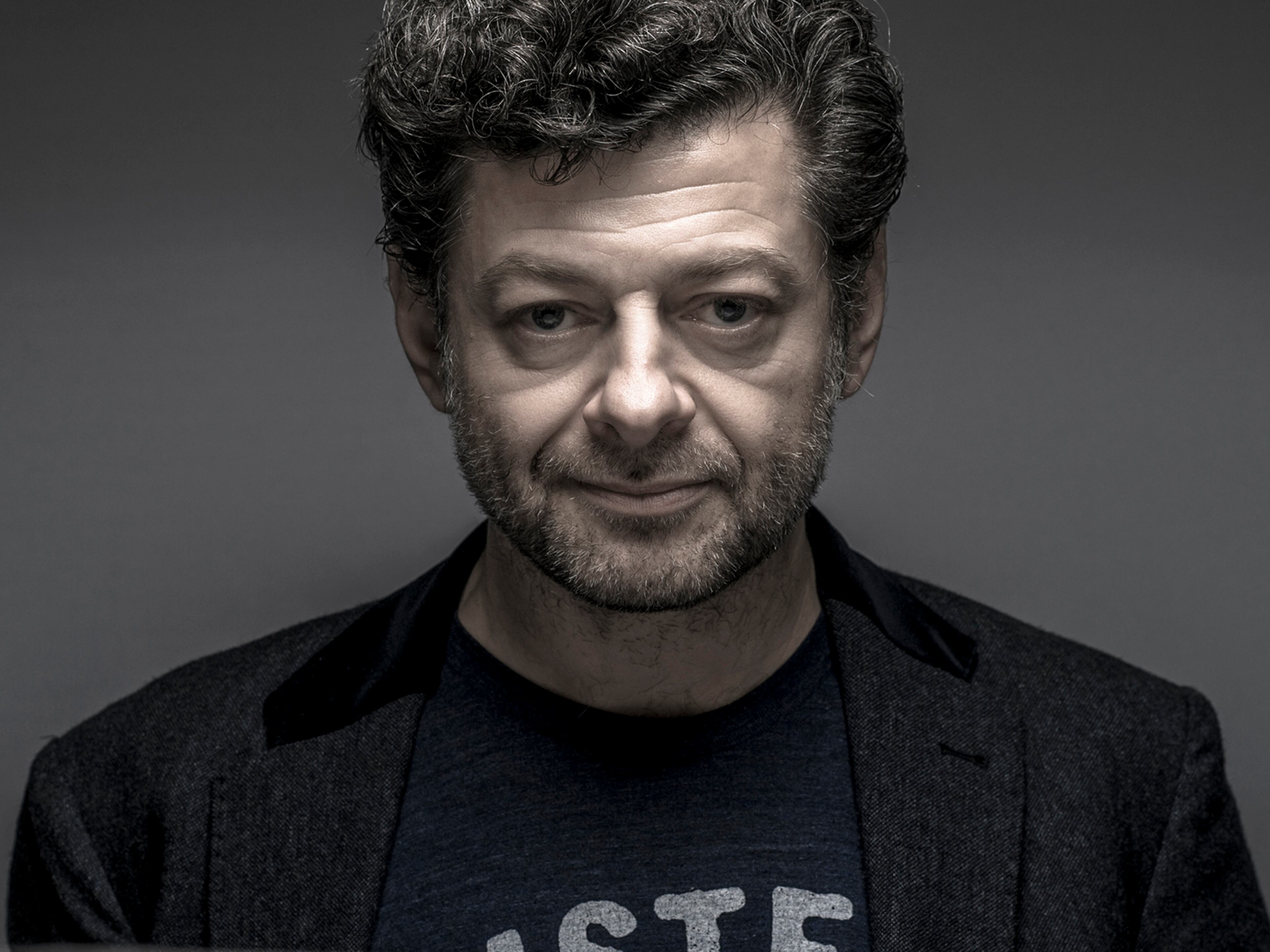 DUBAI, UNITED ARAB EMIRATES - DECEMBER 05: Andy Serkis during a portrait session at the Cinematic Innovation Summit ahead of the 10th Annual Dubai International Film Festival at Atlantis, The Palm Hotel on December 5, 2013 in Dubai, United Arab Emirates. (Photo by Gareth Cattermole/Getty Images for DIFF)