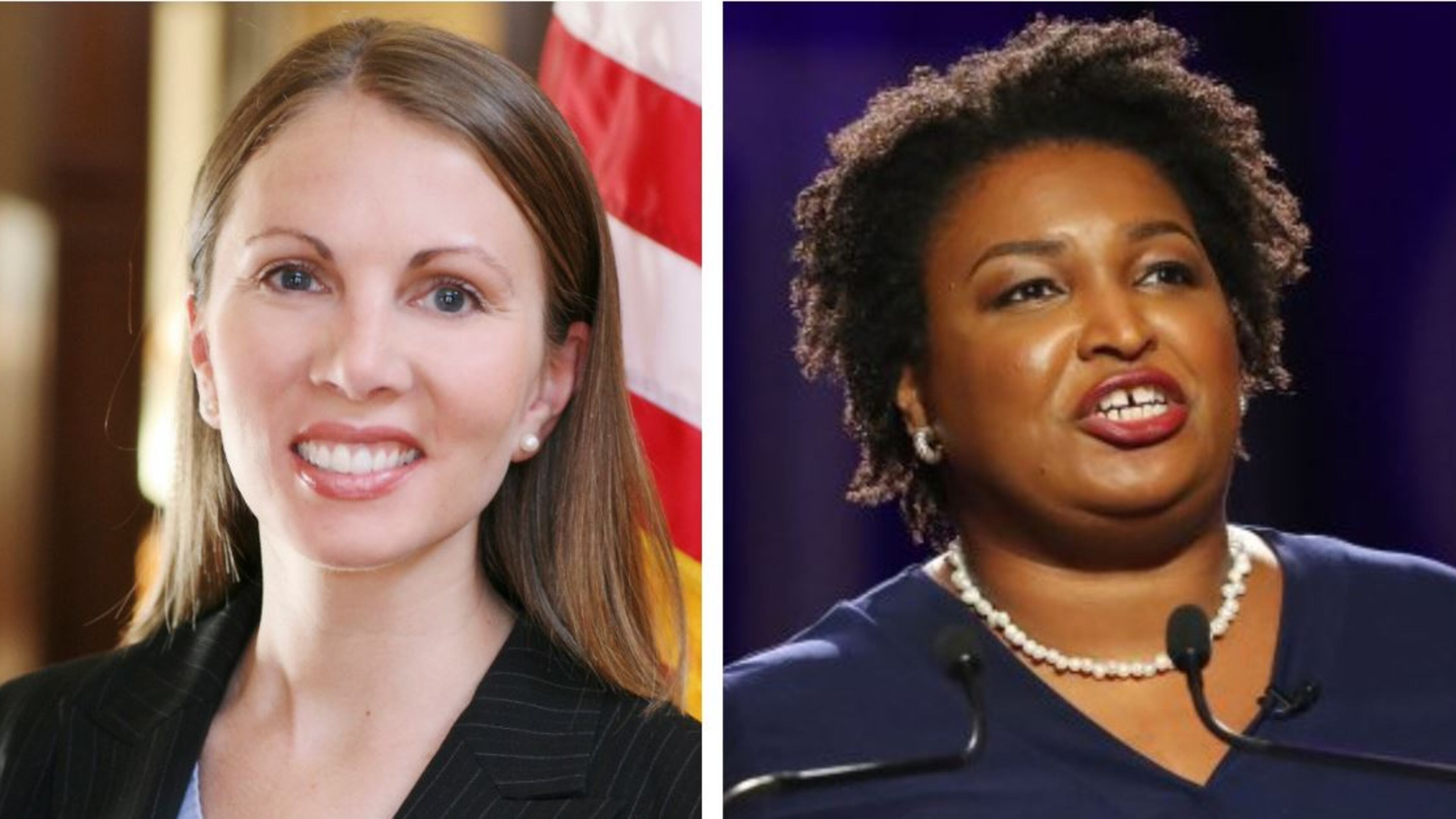 State Rep. Stacey Evans of Cobb County and Stacey Abrams are both Democrats hoping to become Georgia's next governor.