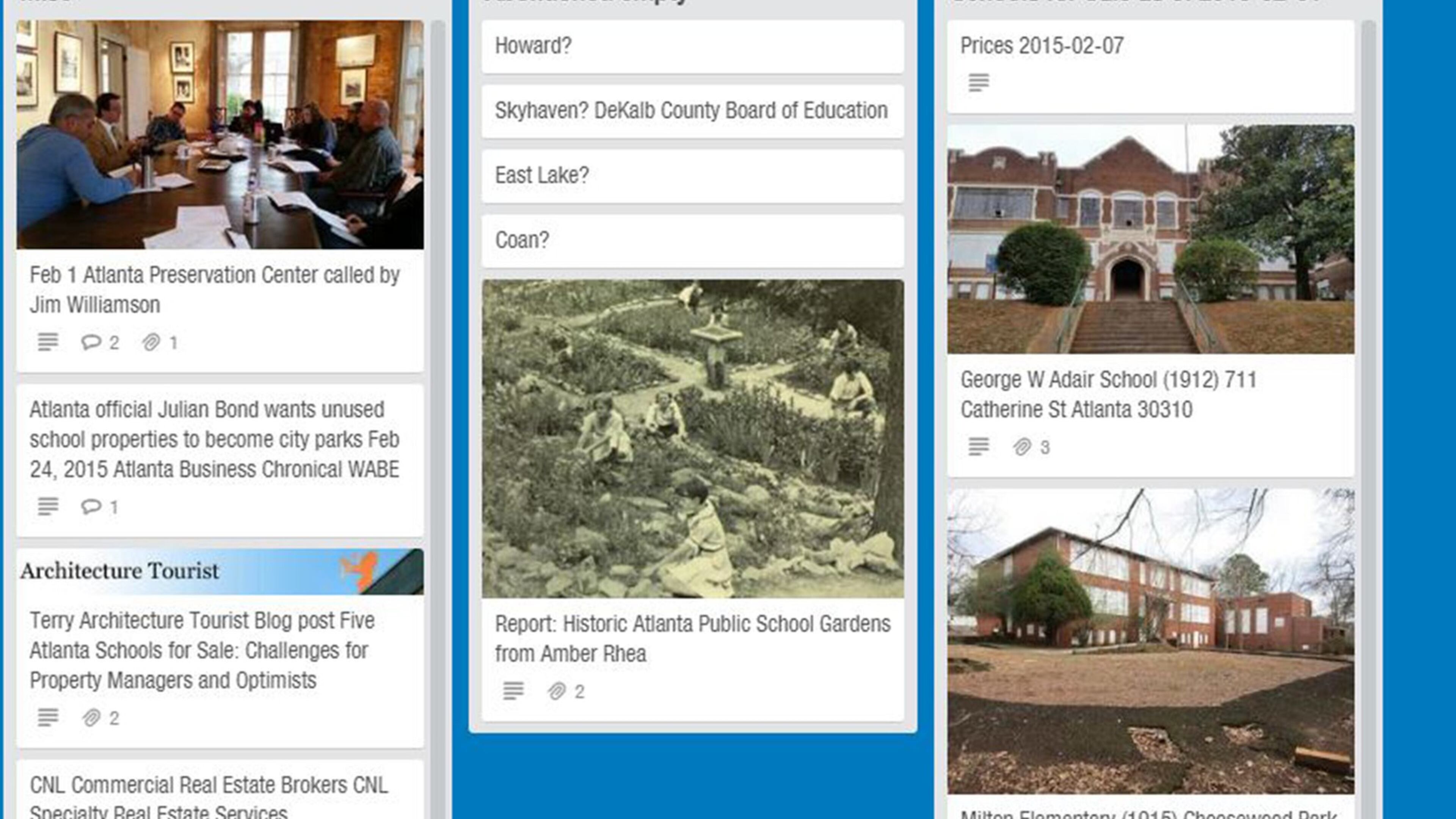 APS schools George Adair School, Milton Avenue Elementary, Wright Elementary School and Daleview on Daleview Drive are listed for sale.