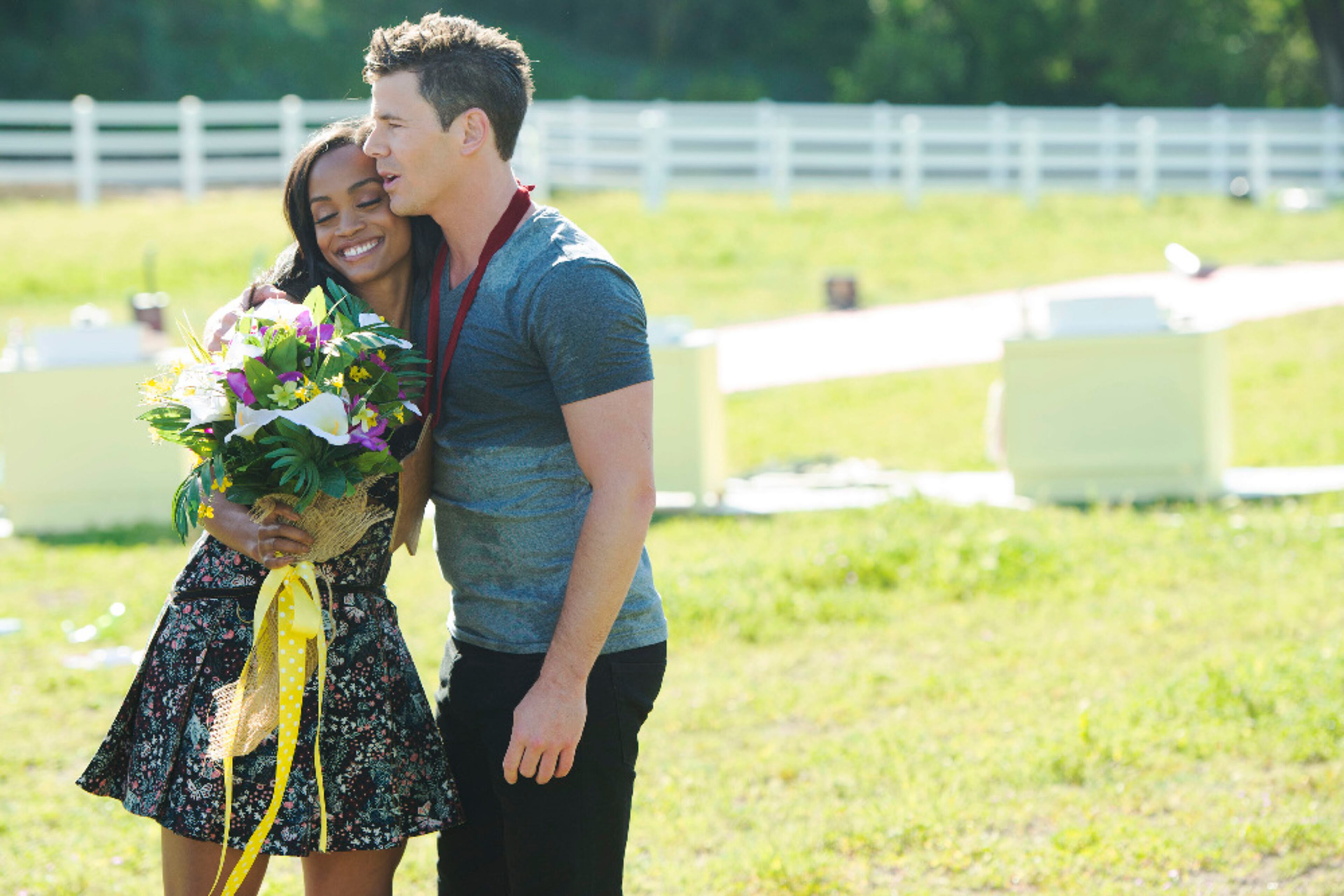 The new Bachelorette is challenged to remain strong and focus on her ultimate goal of finding a soul mate, on "The Bachelorette," MONDAY, MAY 29 (8:00-10:01 p.m. EDT), on the ABC Television Network. (ABC/Michael Yada)