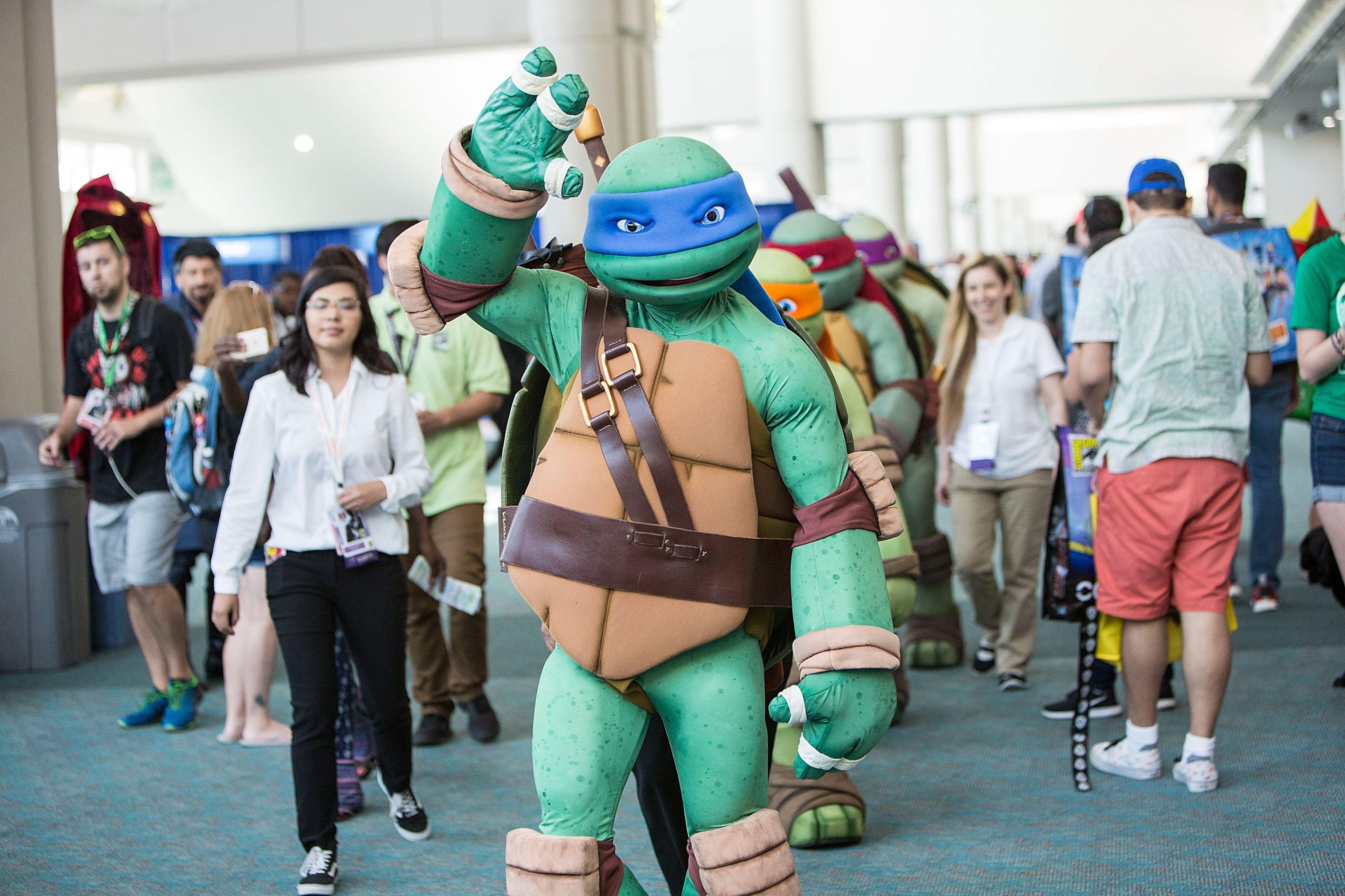 SAN DIEGO, CA - JULY 21: Costumed fans attend Comic-Con International - Day 2 on July 21, 2017 in San Diego, California. (Photo by Daniel Knighton/FilmMagic)