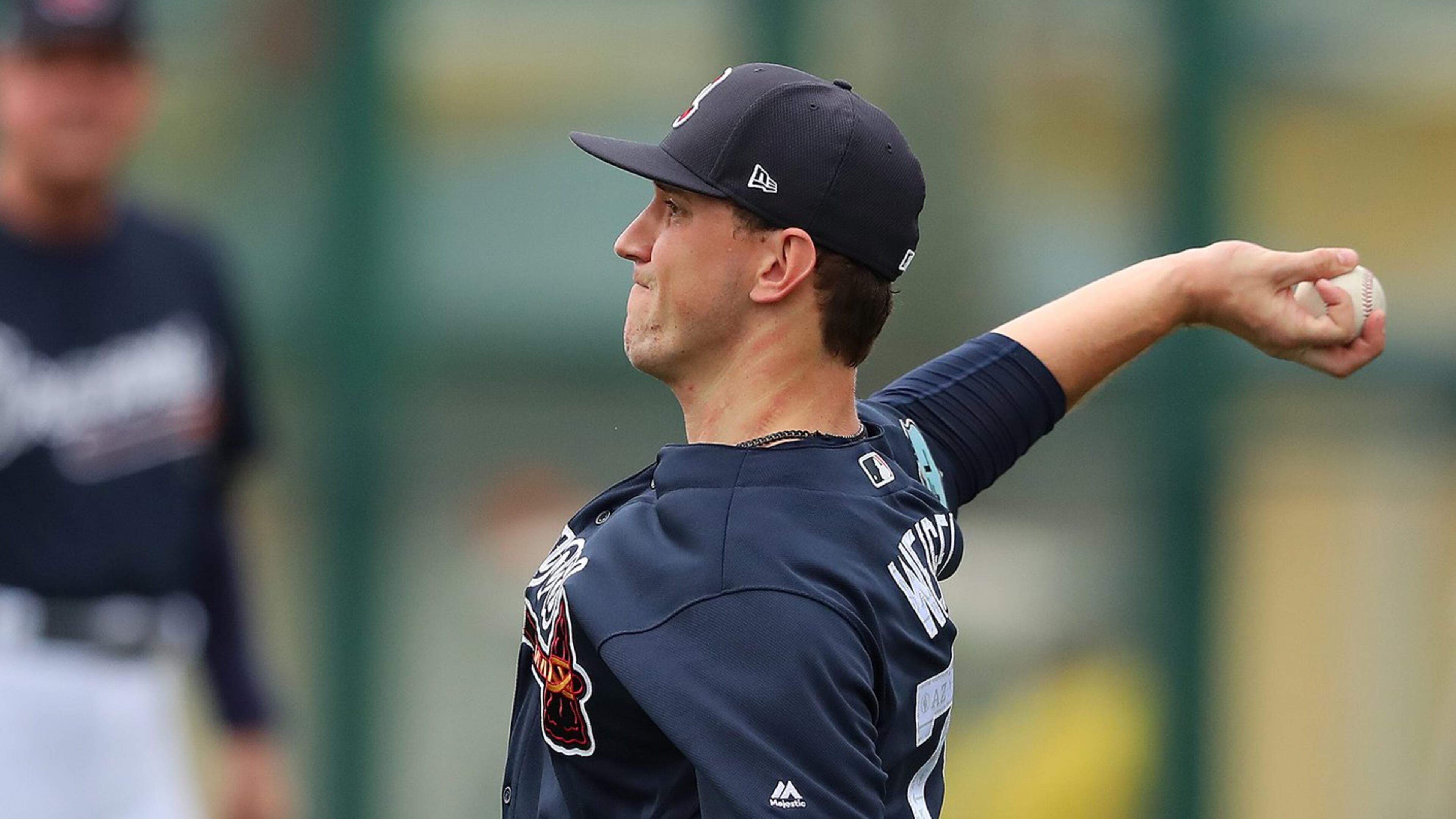 Patrick Weigel, the Braves’ minor league pitcher of the year in 2016, was reassigned to minor league camp Thursday, the 10th roster move made in three days by the Braves. (Curtis Compton/ccompton@ajc.com)