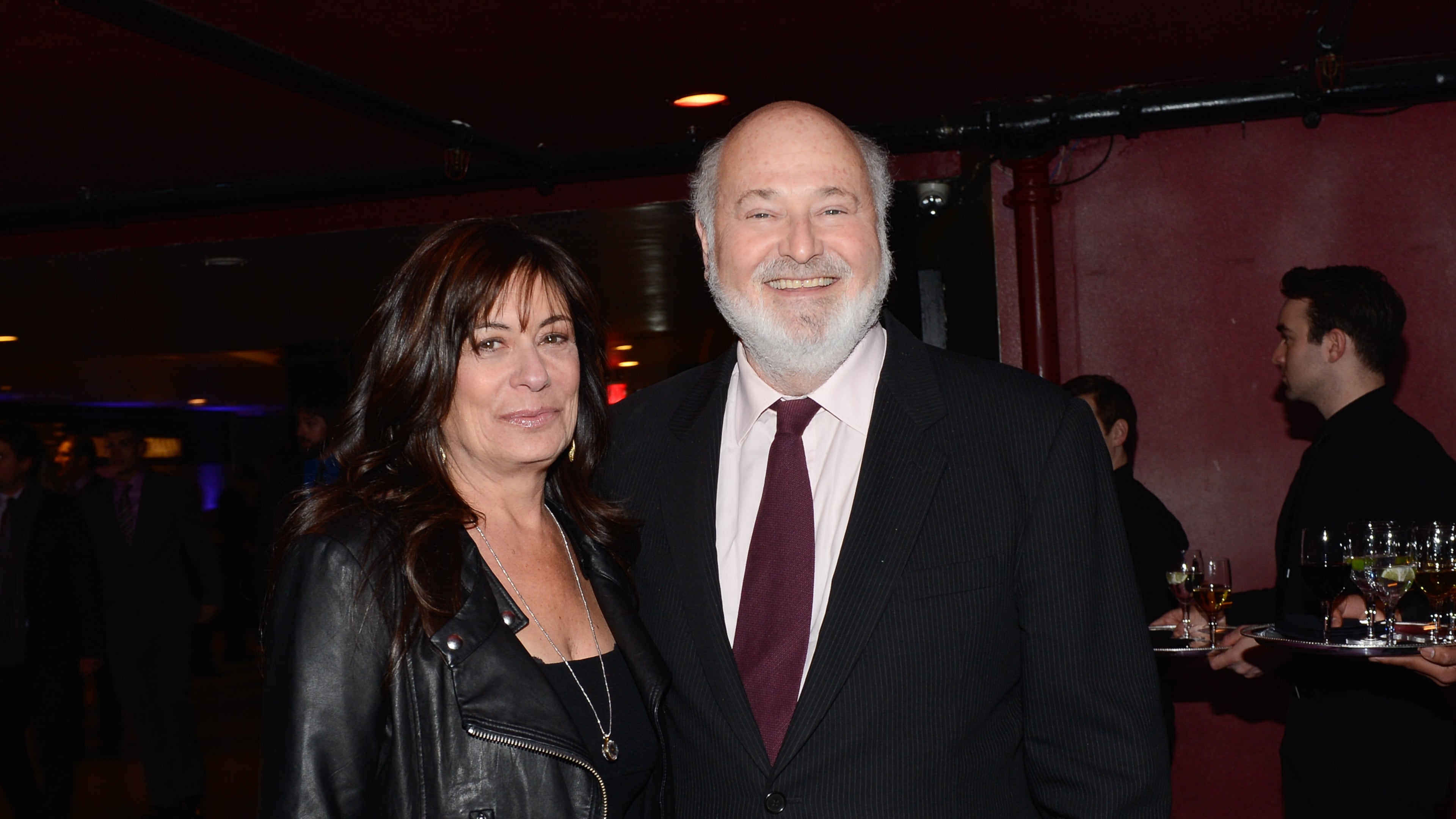 FILE - Actor Rob Reiner and his wife, Michele Singer, arrive for an event on Dec. 17, 2013, in New York. (Photo by Evan Agostini/Invision/AP, File)