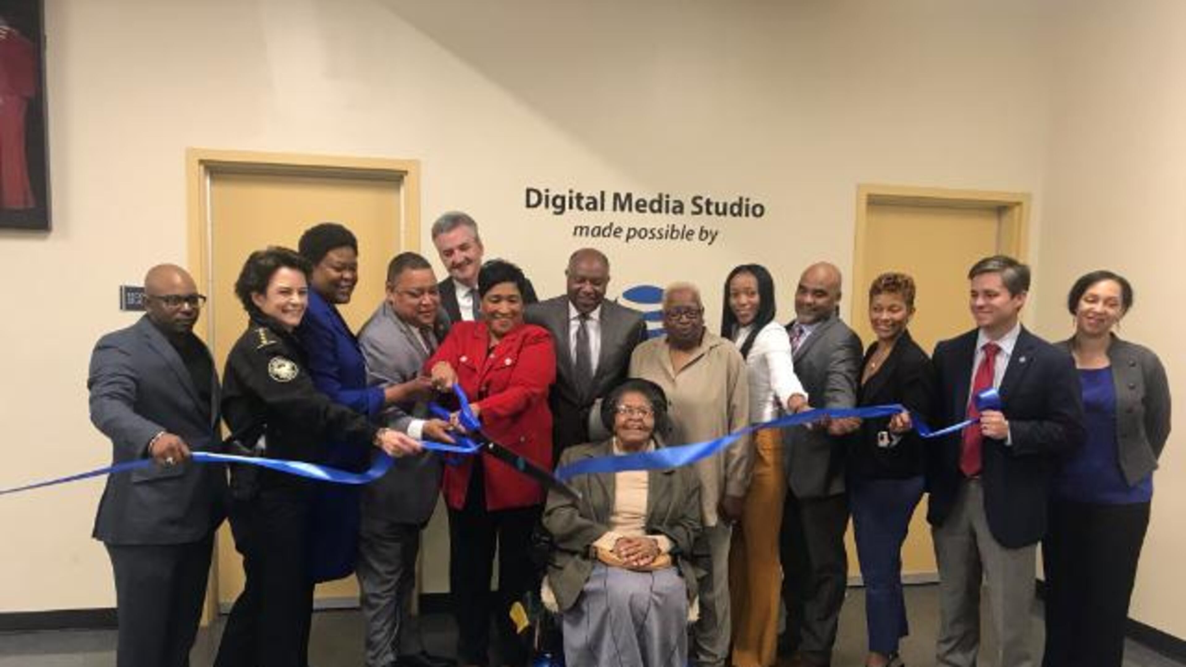 The Atlanta Police Foundation recently cut the ribbon on its new AT&T Digital Media Studio inside the At-Promise Center. CONTRIBUTED