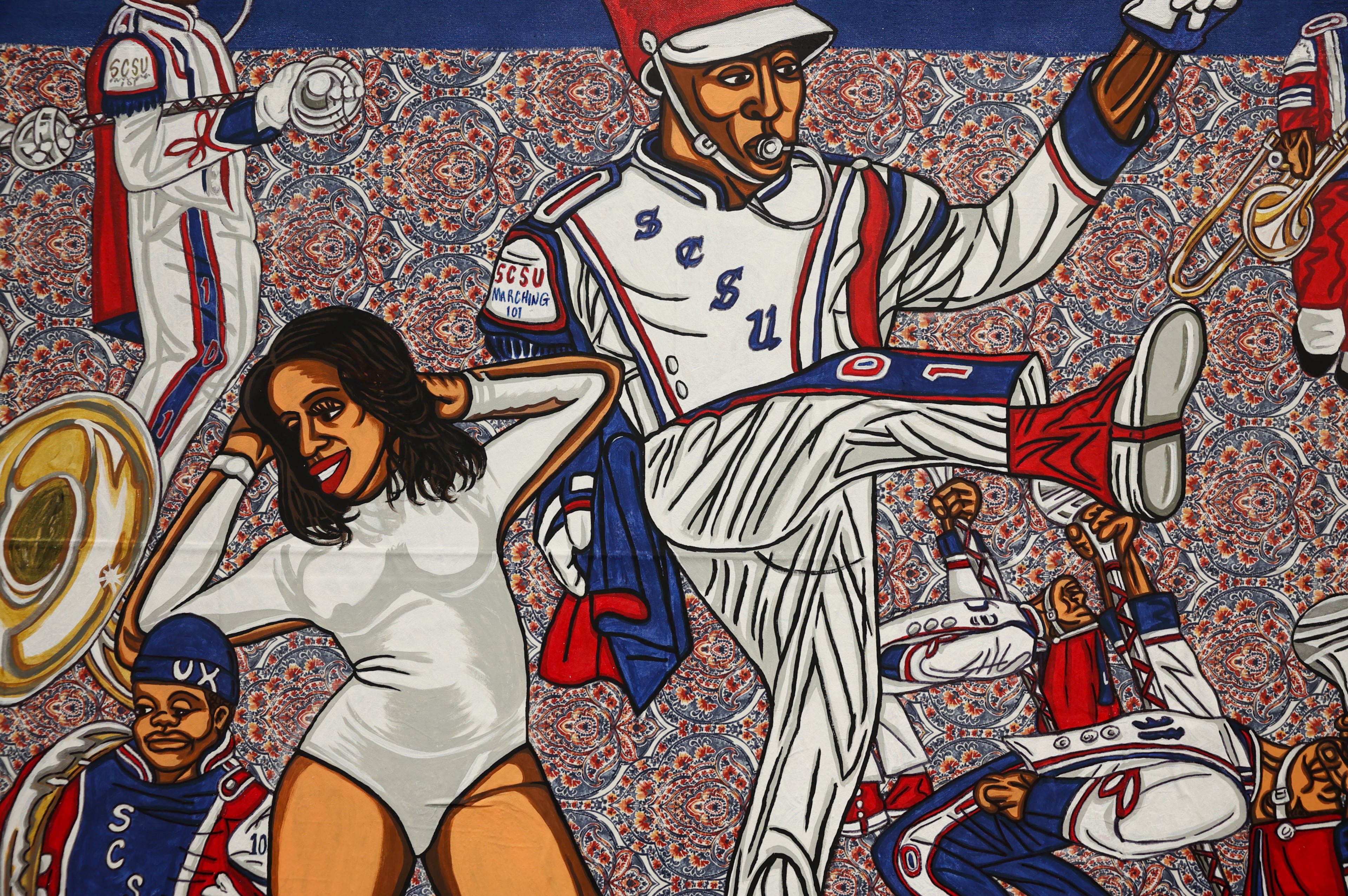 Art exhibition brings HBCU pageantry to College Football Hall of Fame