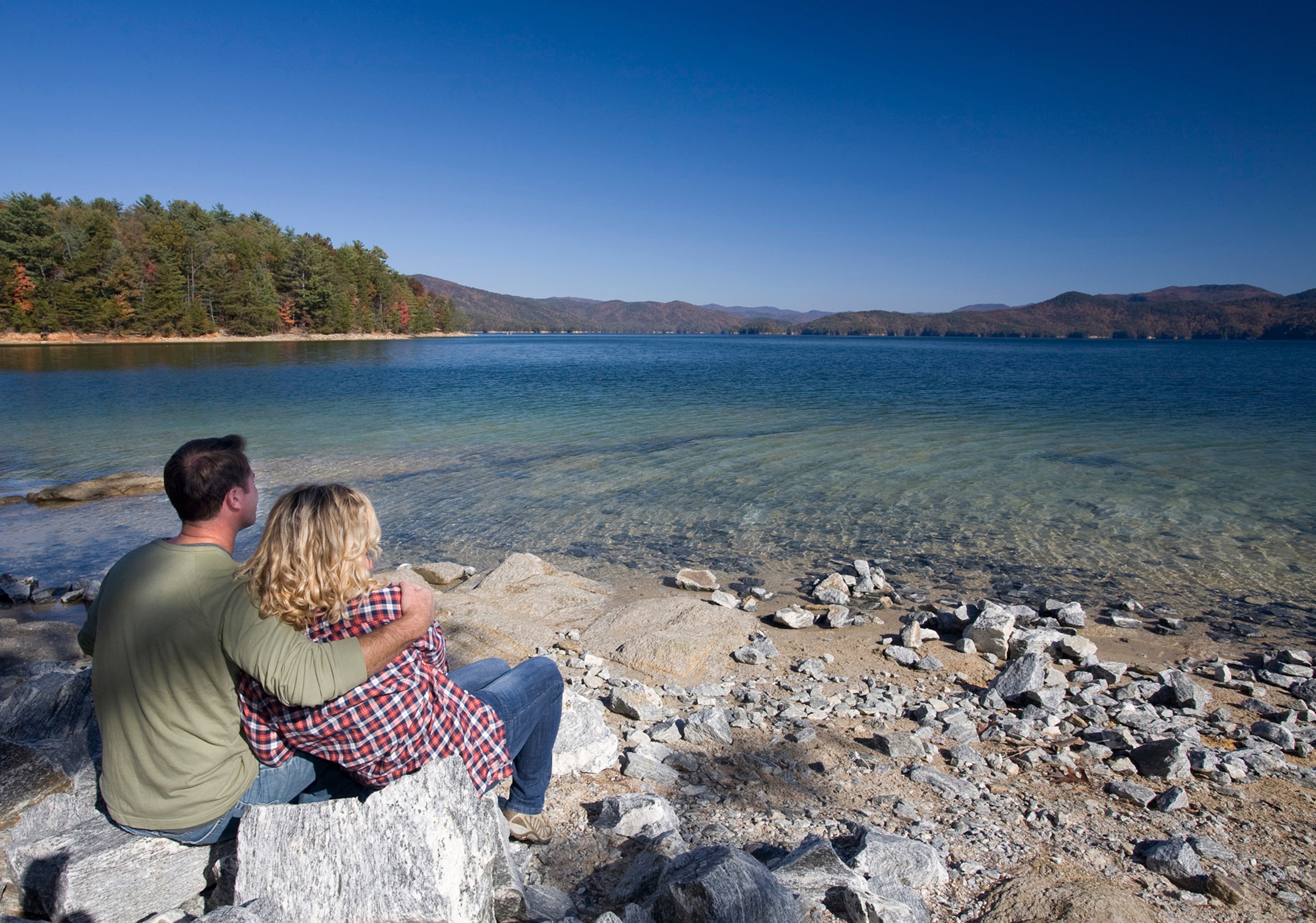 Devils Fork State Park and Lake Jocassee in Salem, S.C., make a perfect fall getaway. Courtesy of Perry Baker