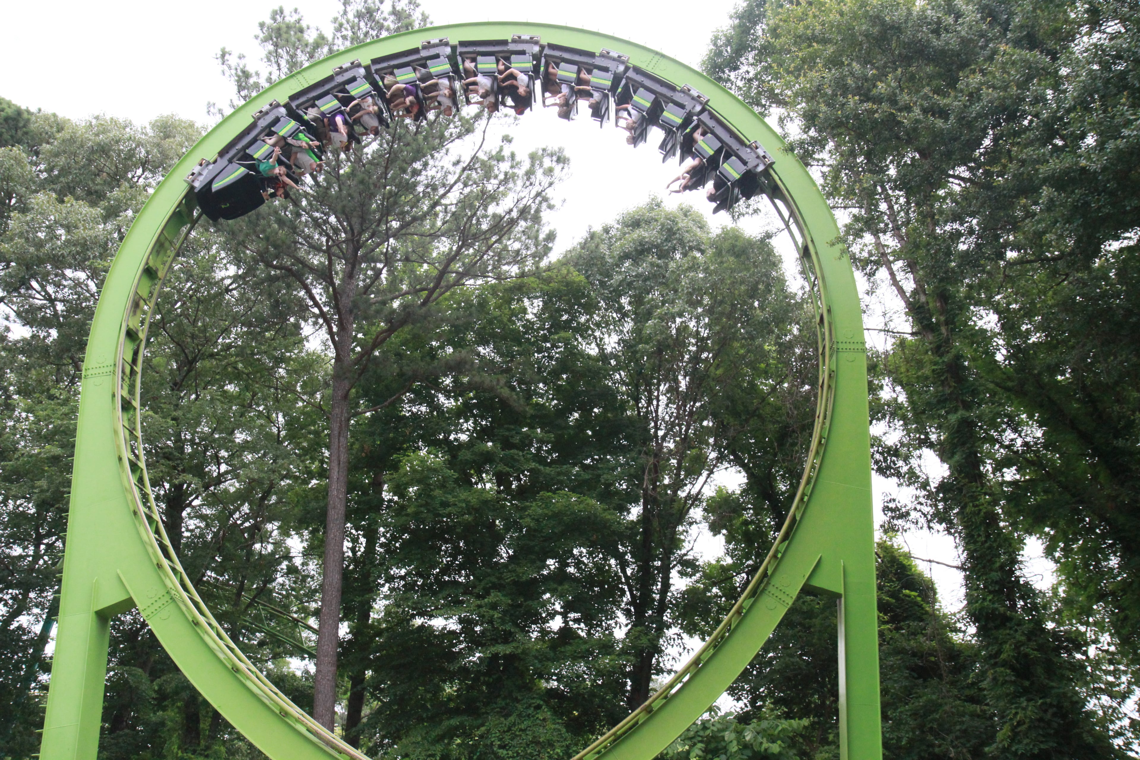 Both the number of participants and the dollars raised quadrupled from 2012 to 2013. In fact, when the first train pulled out of the gate Friday morning, a second train on the Mind Bender was needed to accommodate the additional riders taking part.