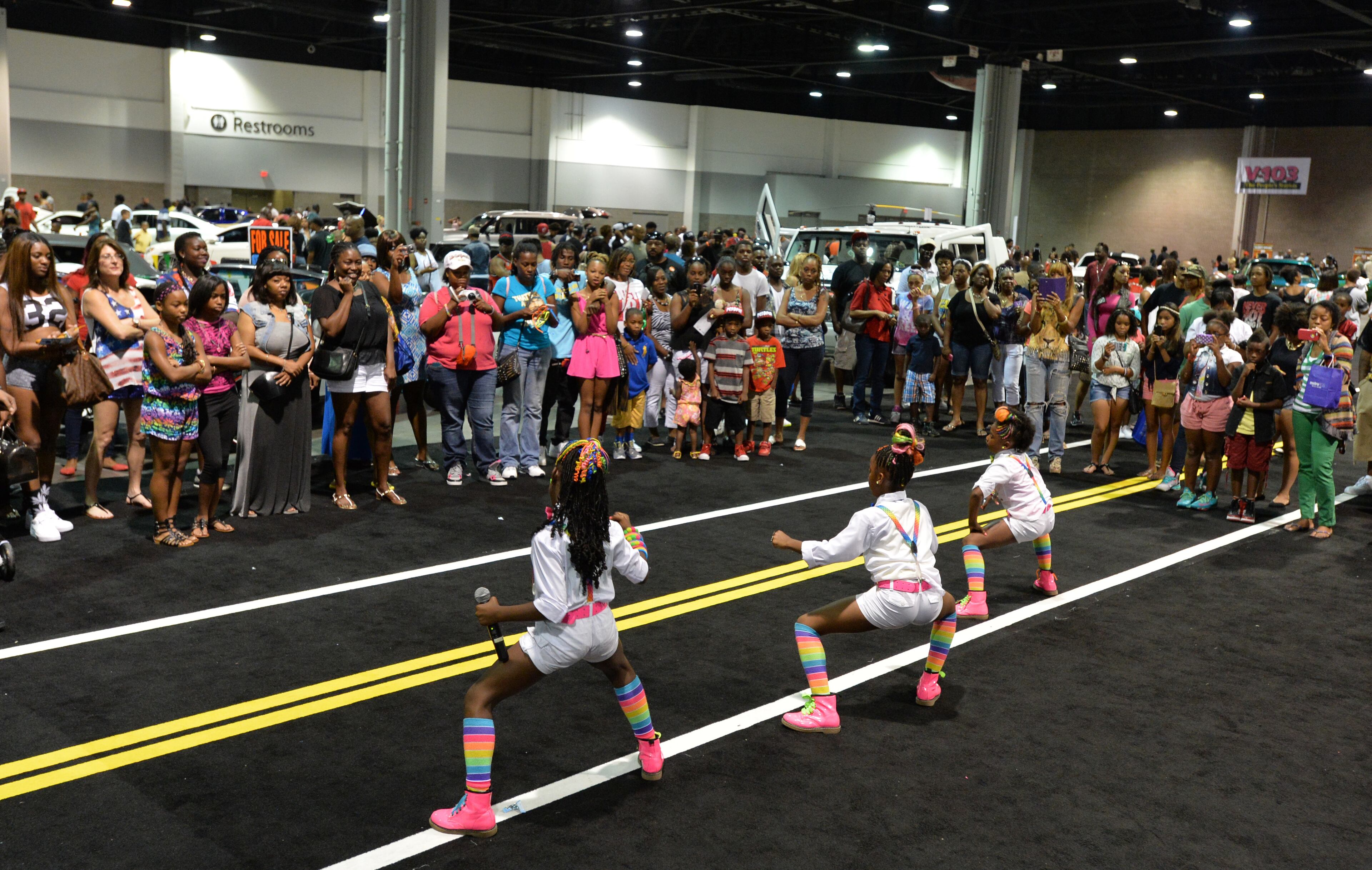 D'squared Live performs during The 2014 V-103/WAOK Car & Bike Show at the Georgia World Congress Center on Saturday, July 12, 2014.