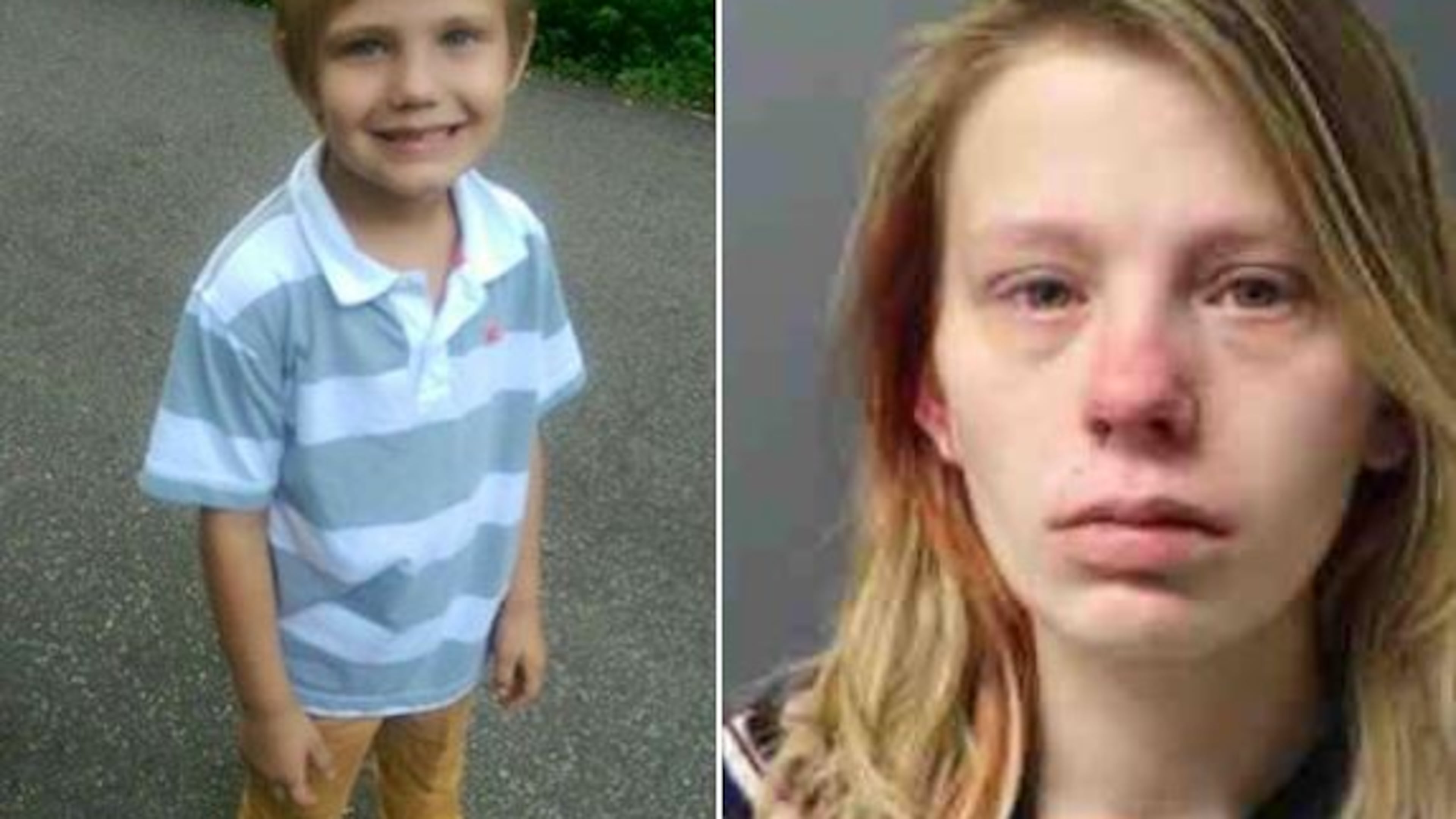Trevor Cargle, 6, is believed to have been taken by his mother, Amber Fisher, who does not have custodial rights, authorities said. (Credit: Forsyth County Sheriff’s Office Facebook page)